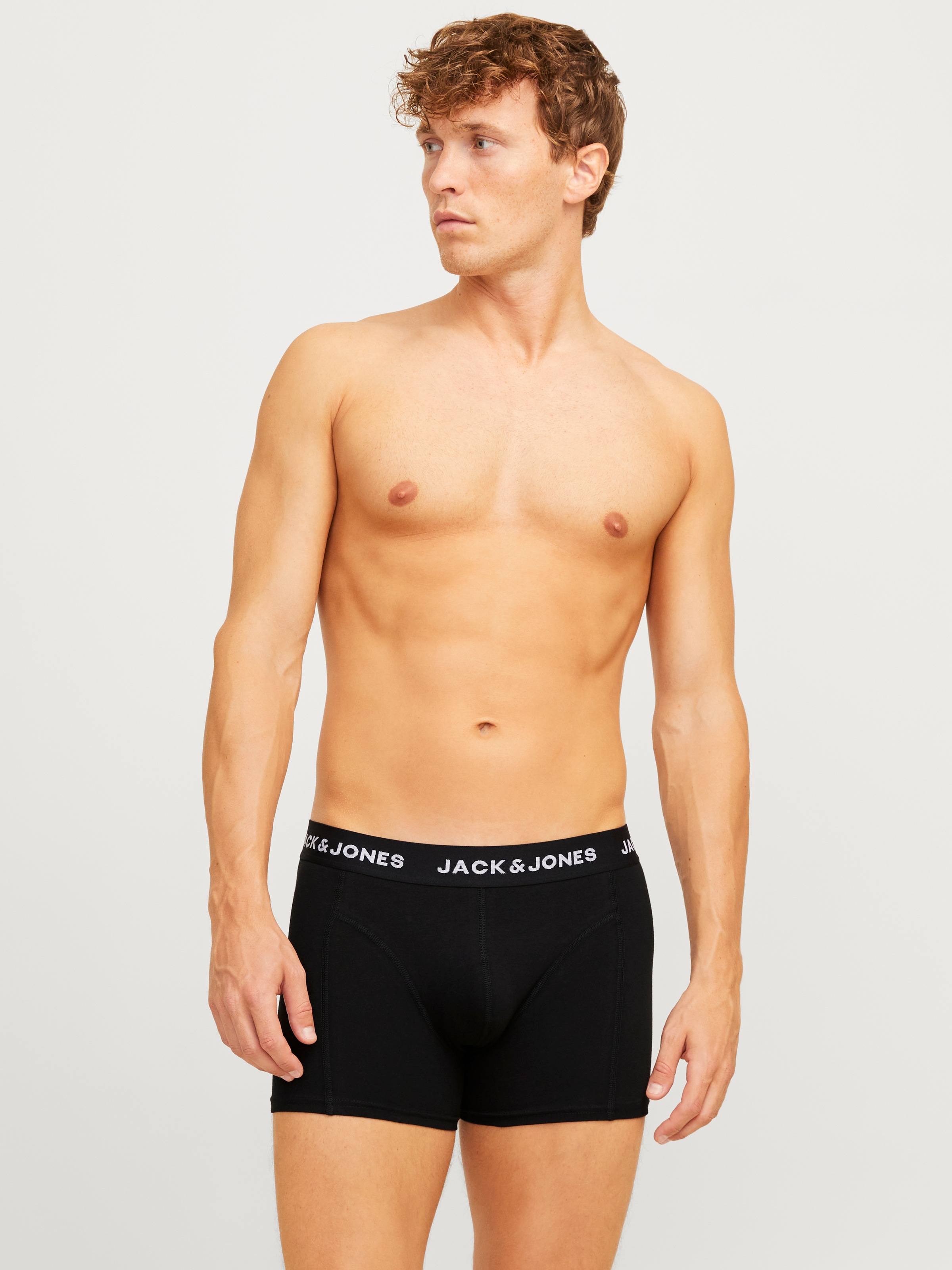 Jack & Jones Trunk "JACBLACK – Boxershorts mit Stretch, Jersey und mittlere günstig online kaufen
