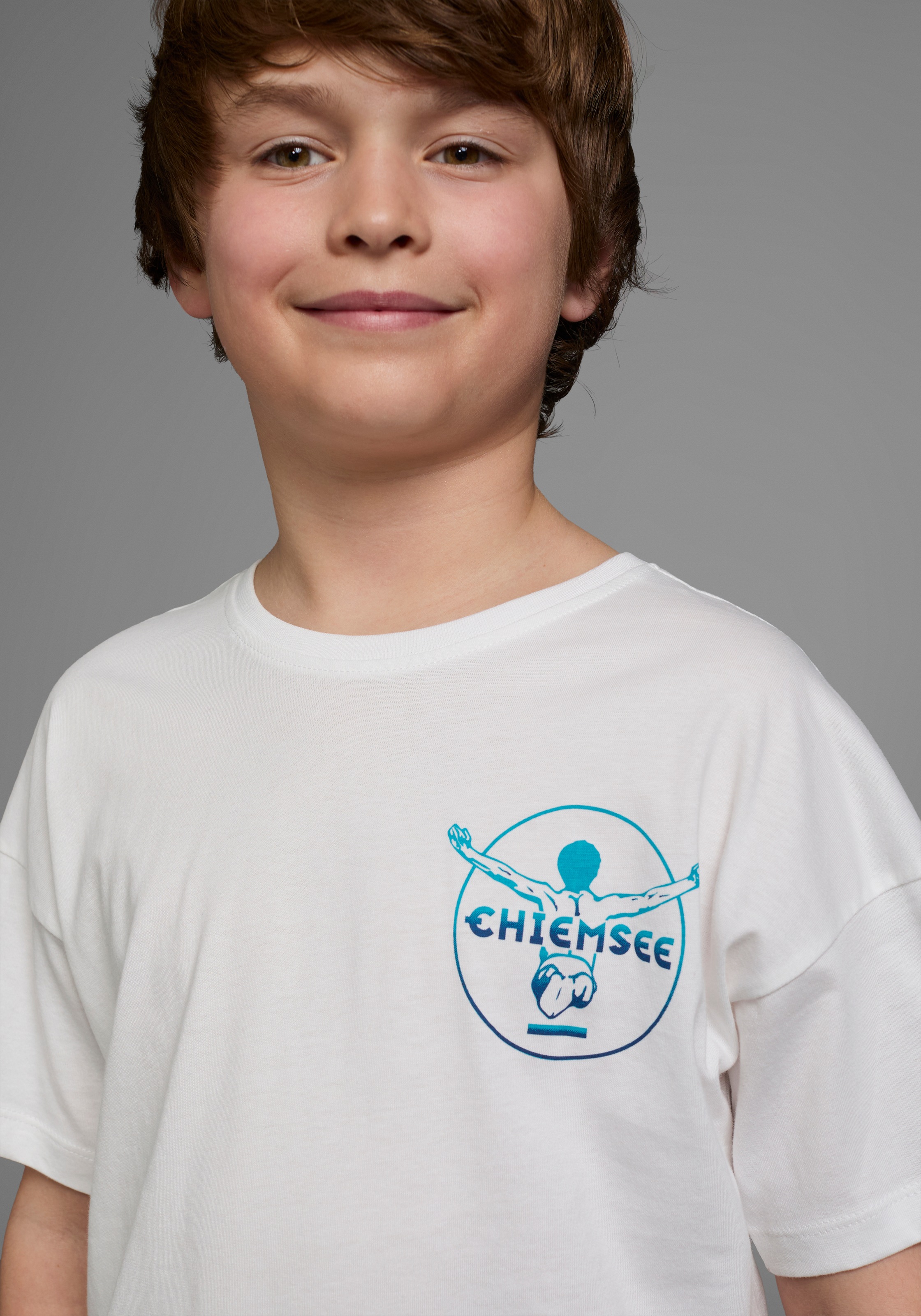 Thumbnail - Chiemsee T-Shirt "WAVE" Kurzarm, Basic-Passform, bedruckt, Rundhalsausschnitt