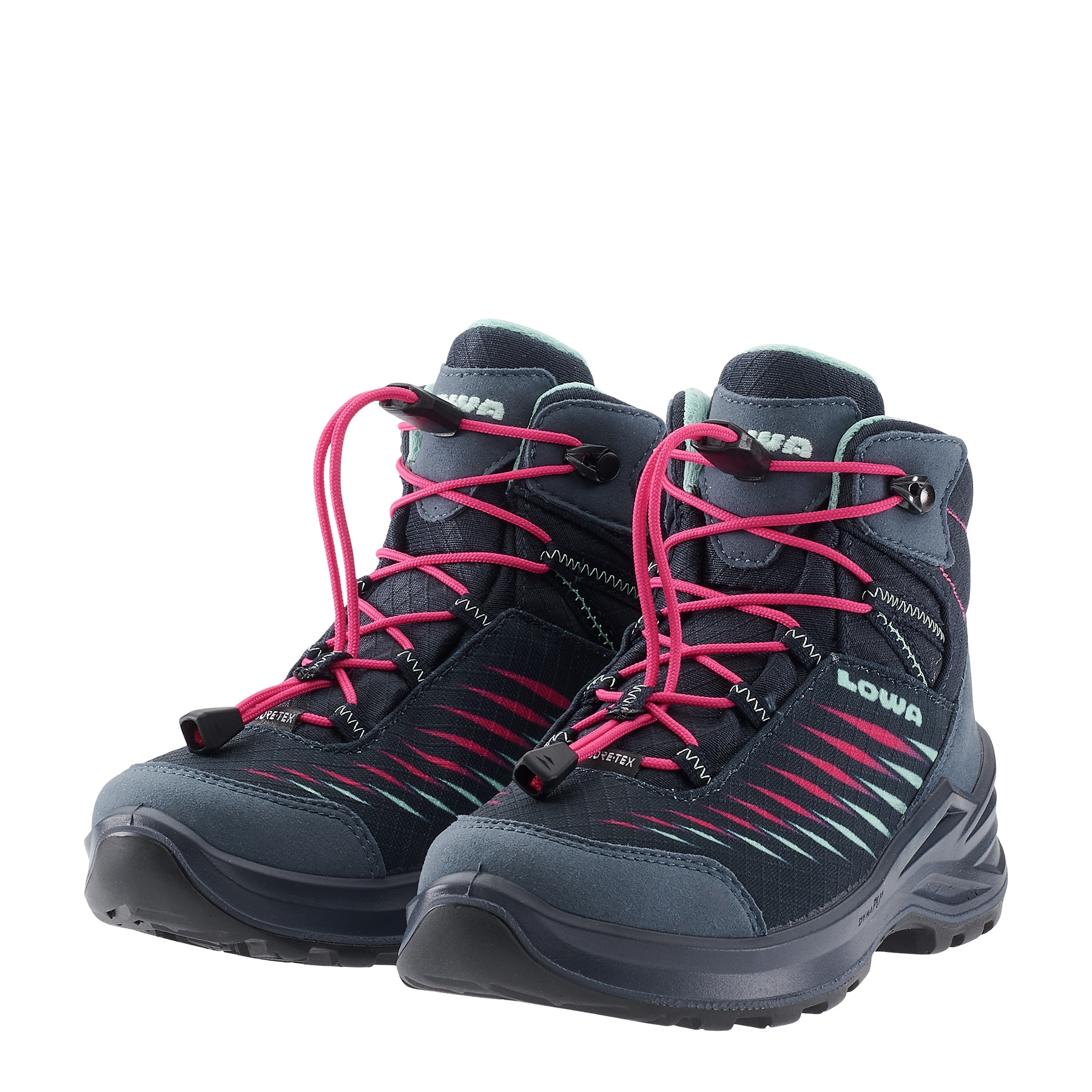 Lowa Wanderschuh "ZIRROX II GORE-TEX MID JR" wasserdicht, winddicht,atmungsaktiv dank GORE-TEX Membrane