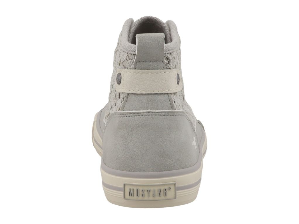 Mustang Shoes Sneaker "Winona" Schnürboots, High Top-Sneaker mit Blüten-Sti günstig online kaufen