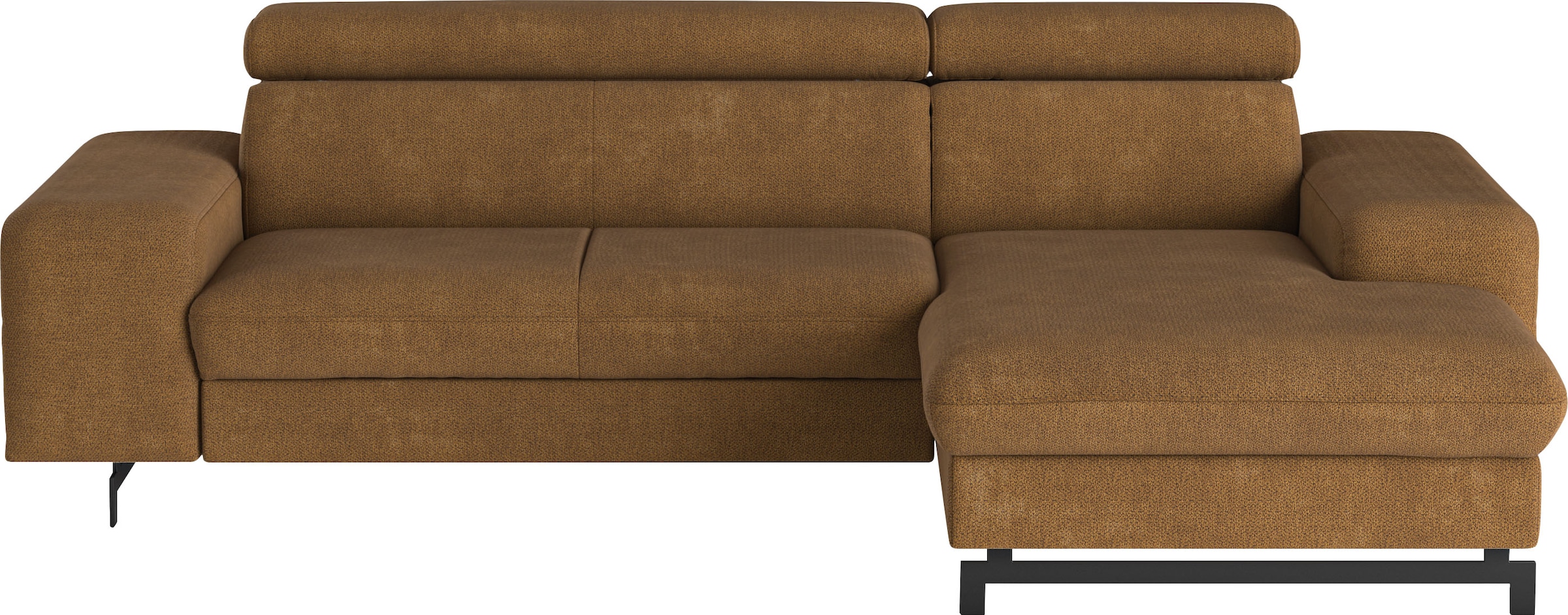 COTTA Ecksofa "Emma L-Form", Verstellbare Kopfstützen, optional mit Schlaff günstig online kaufen