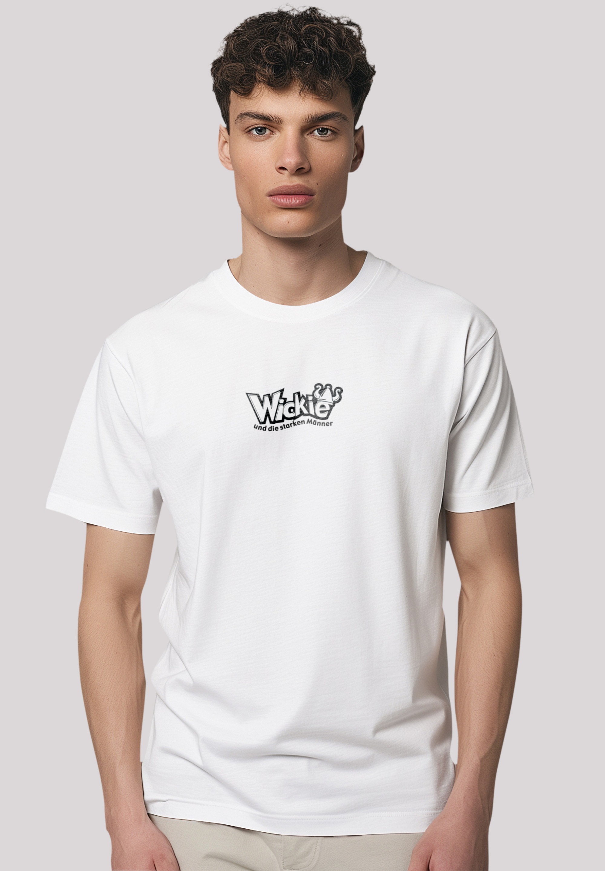 F4NT4STIC T-Shirt »Wickie und die starken Männer LOGO«, Premium Qualität, Zeichentrick, TV Serie