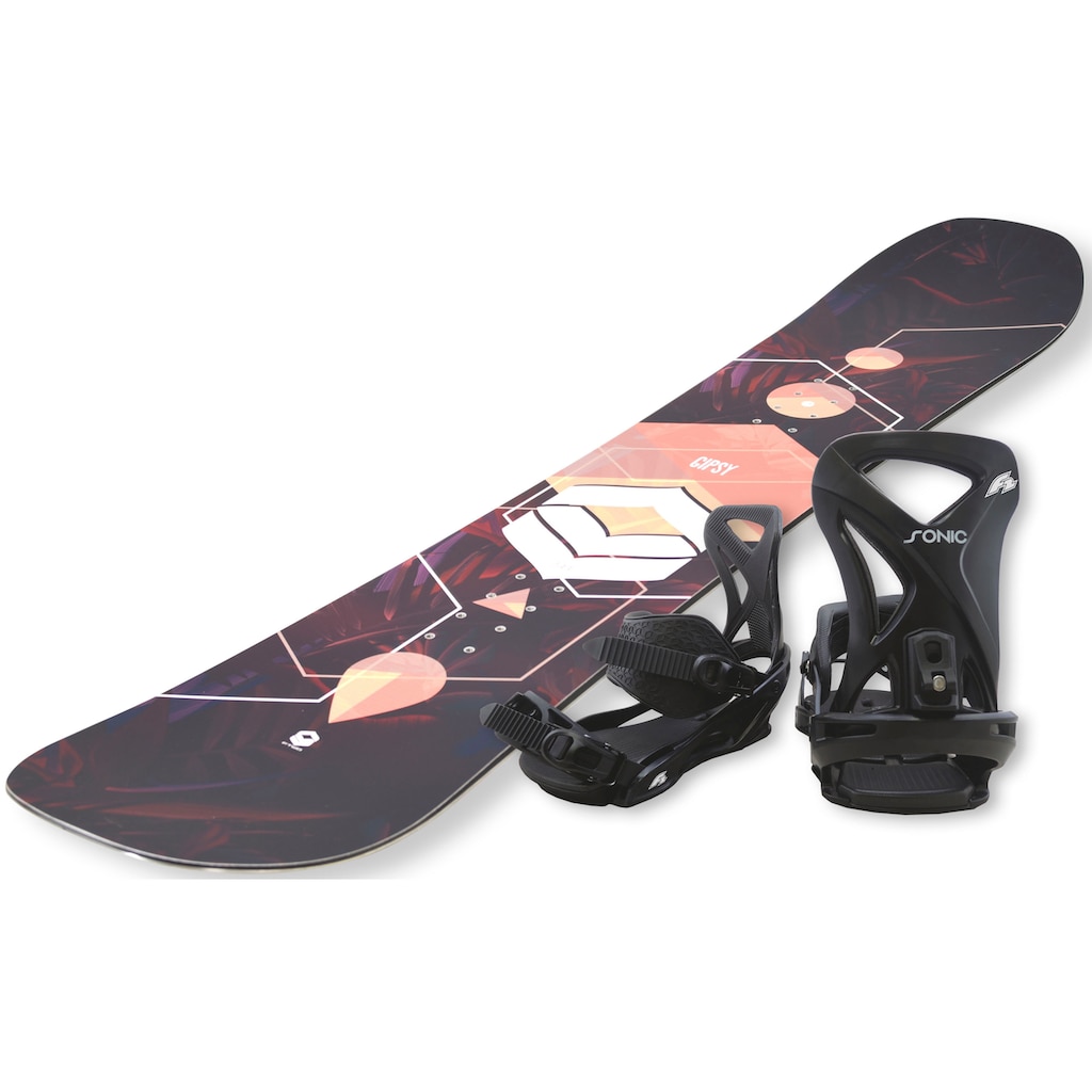 F2 Snowboard »FTWO Gipsy woman peach«, (Set, 2er-Pack)