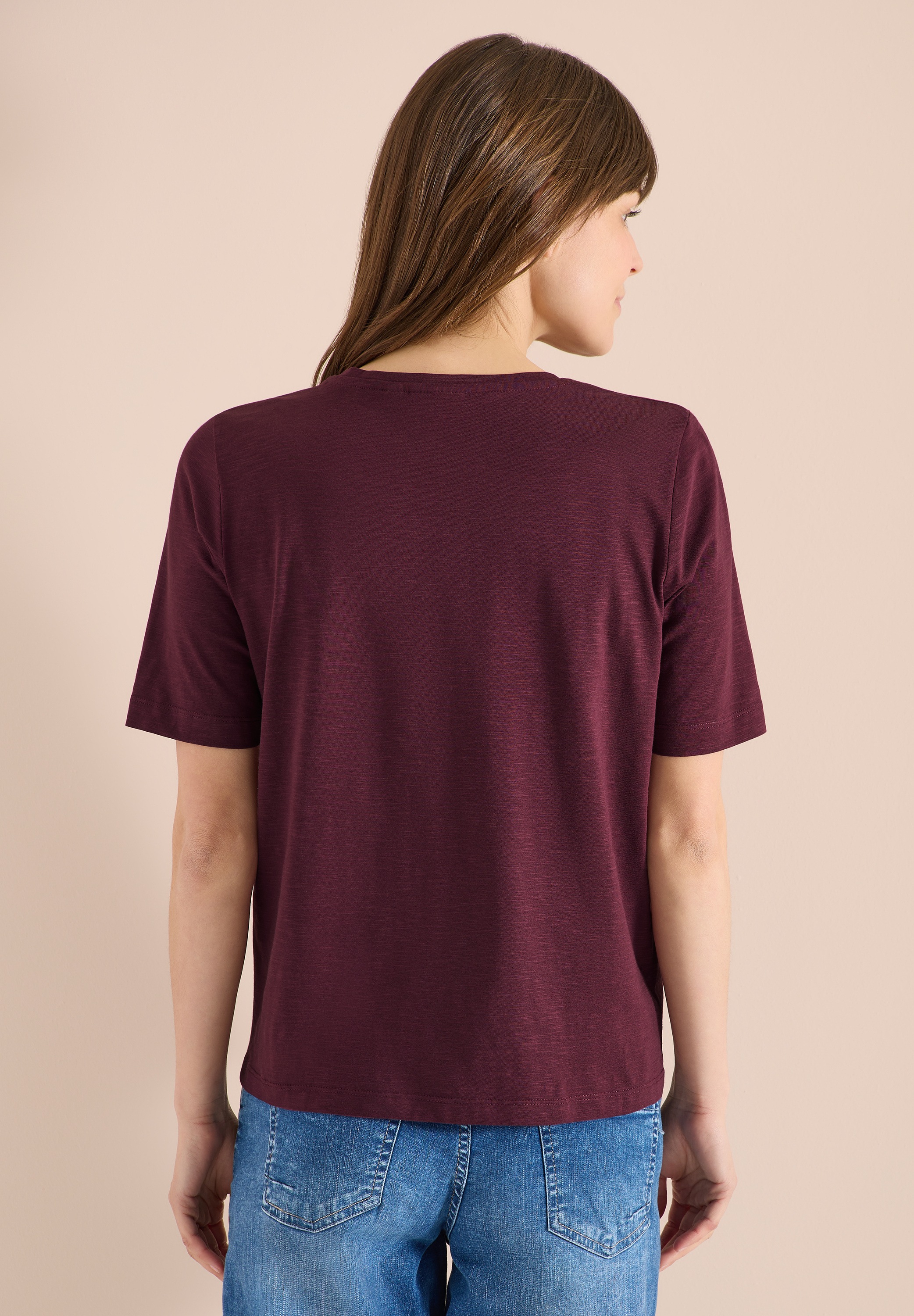 Cecil T-Shirt mit Flammgarn günstig online kaufen