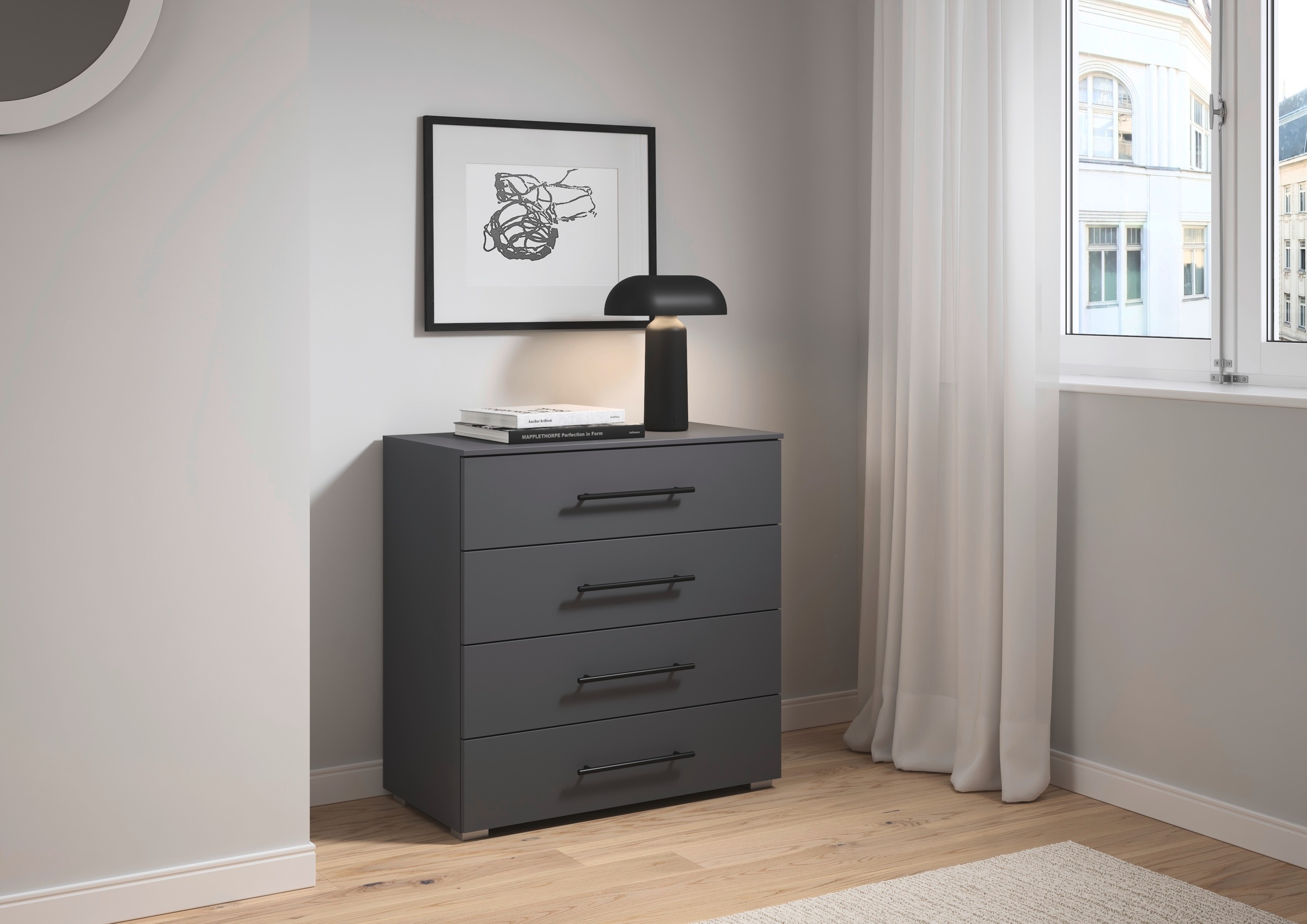 rauch Schubkastenkommode "Sideboard Schubladenkommode AVOLA mit Dekorfront" günstig online kaufen