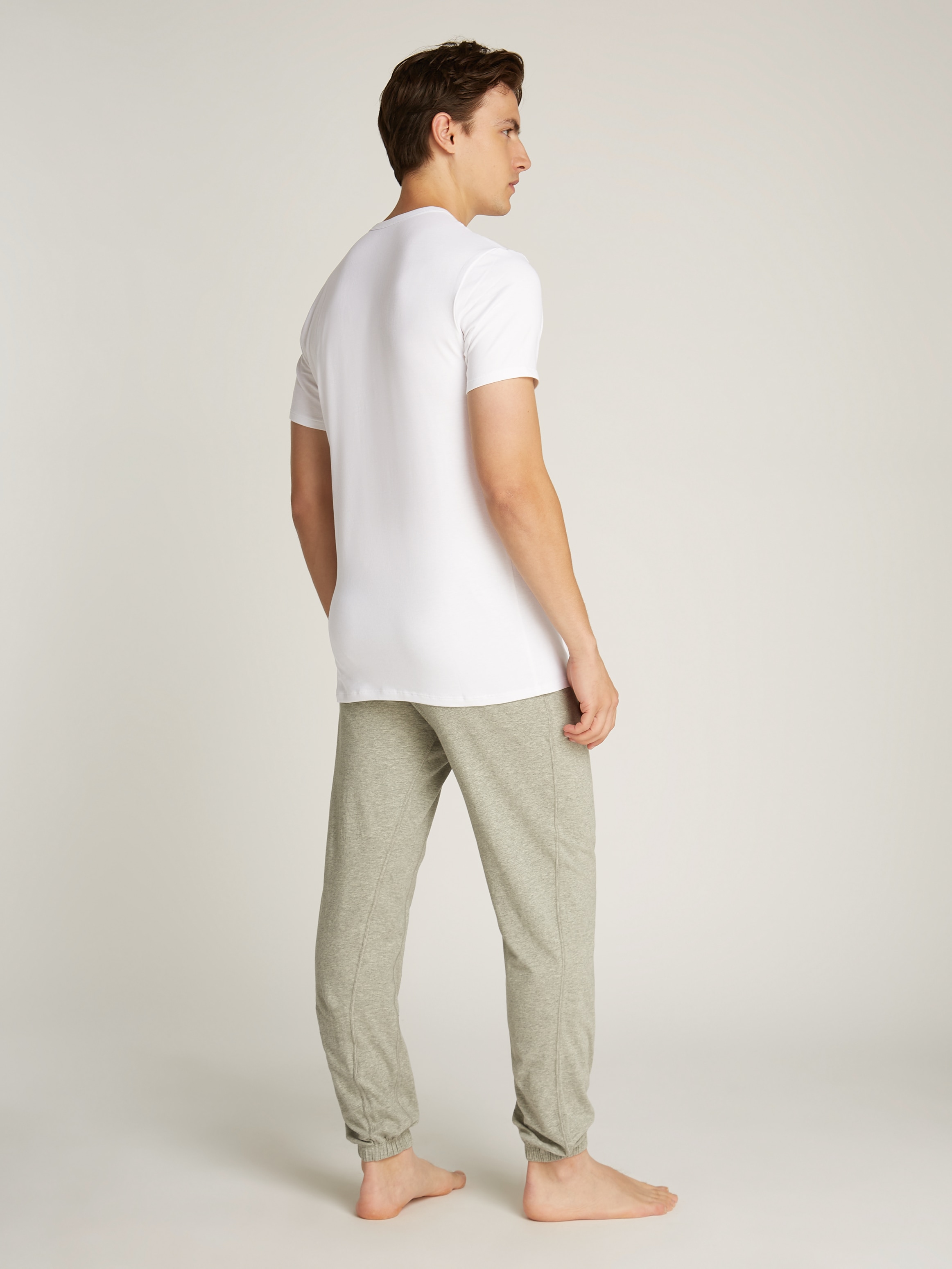 Calvin Klein Underwear T-Shirt »S/S CREW NECK 3PK«, (Packung, 3 tlg., 3er-Pack), mit Logo am Saum