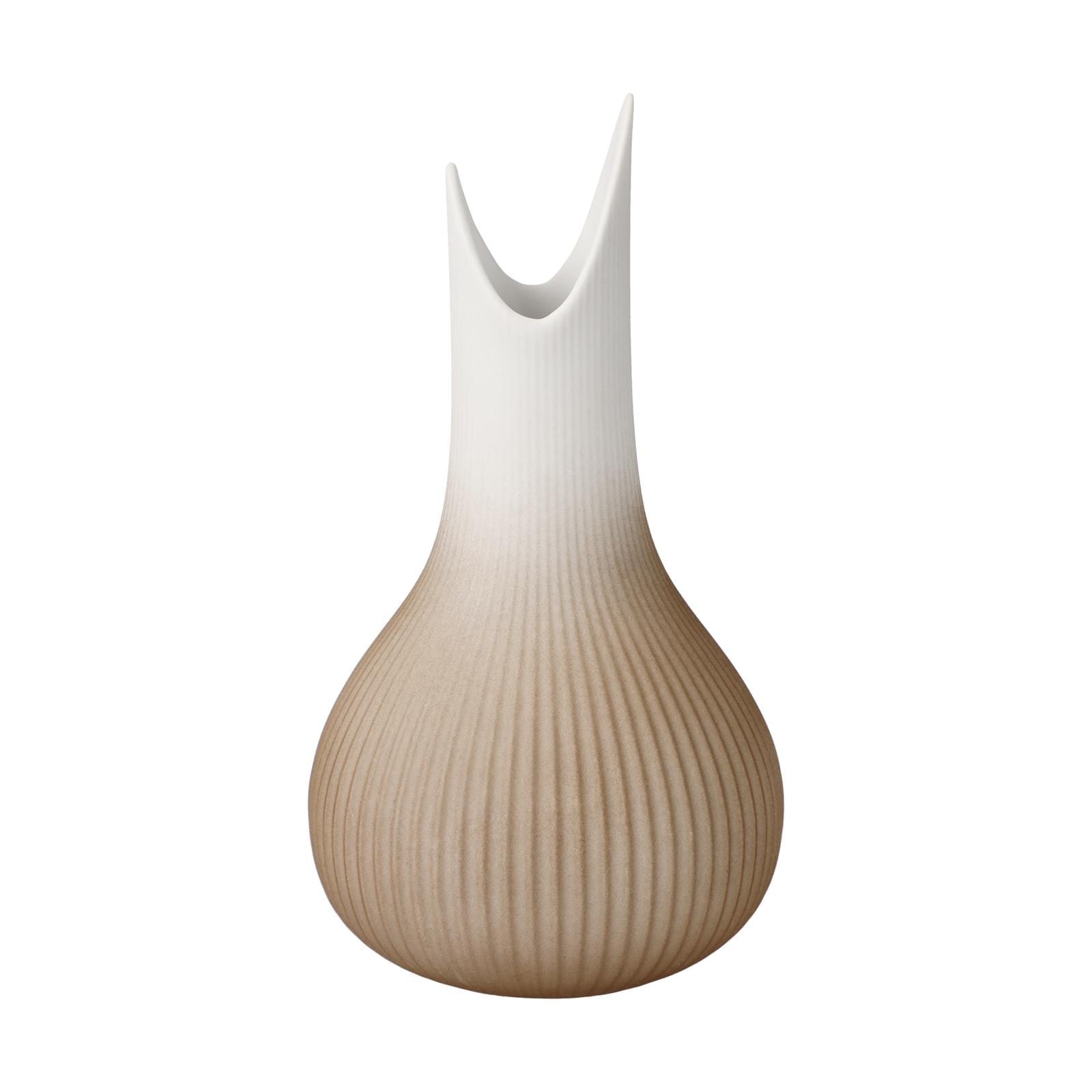 Goebel Dekovase "Vase Studio 8 Raindrop Powder 15 cm beige" Abwischbar