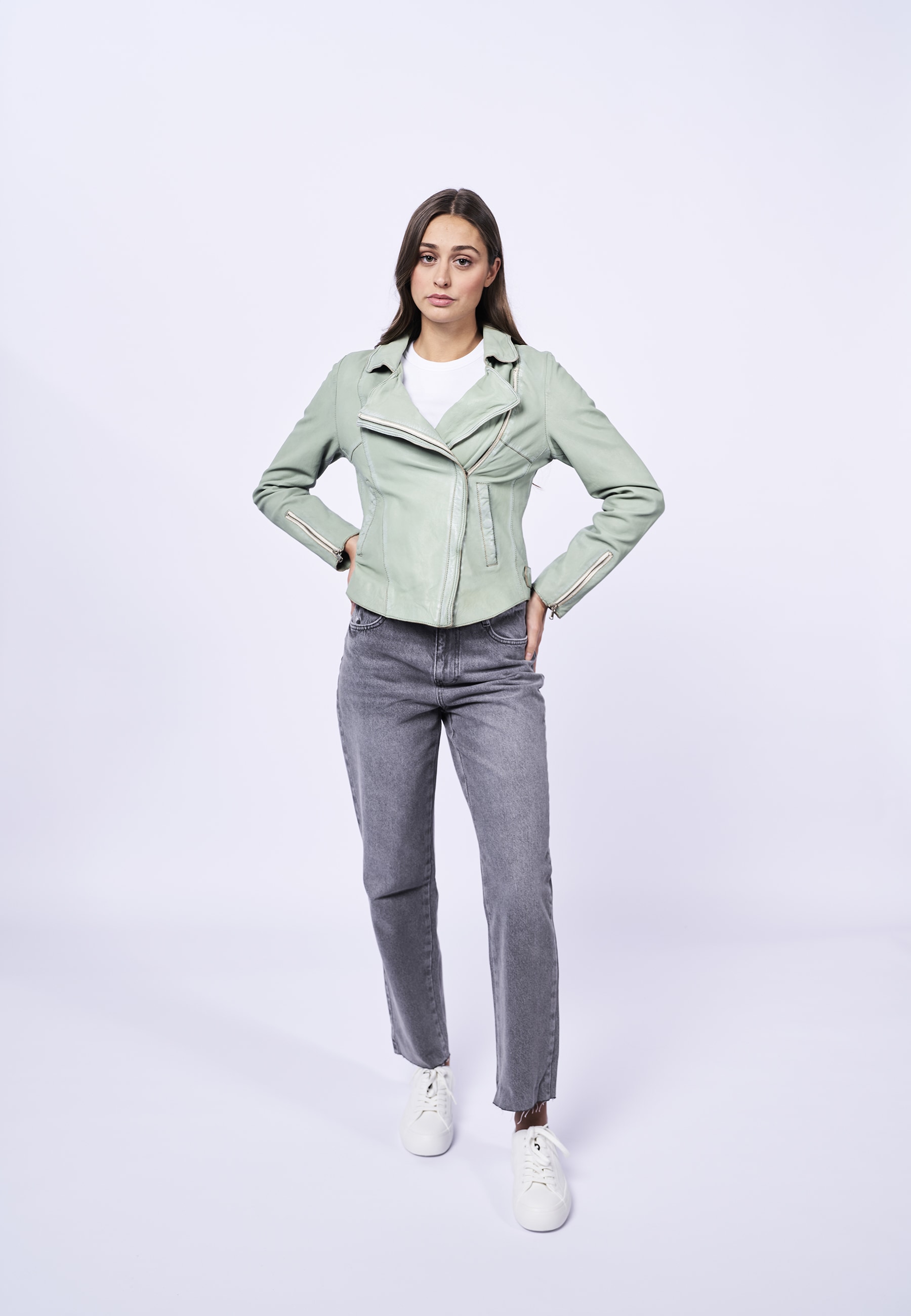 Freaky Nation Lederjacke »Just Now-FN«