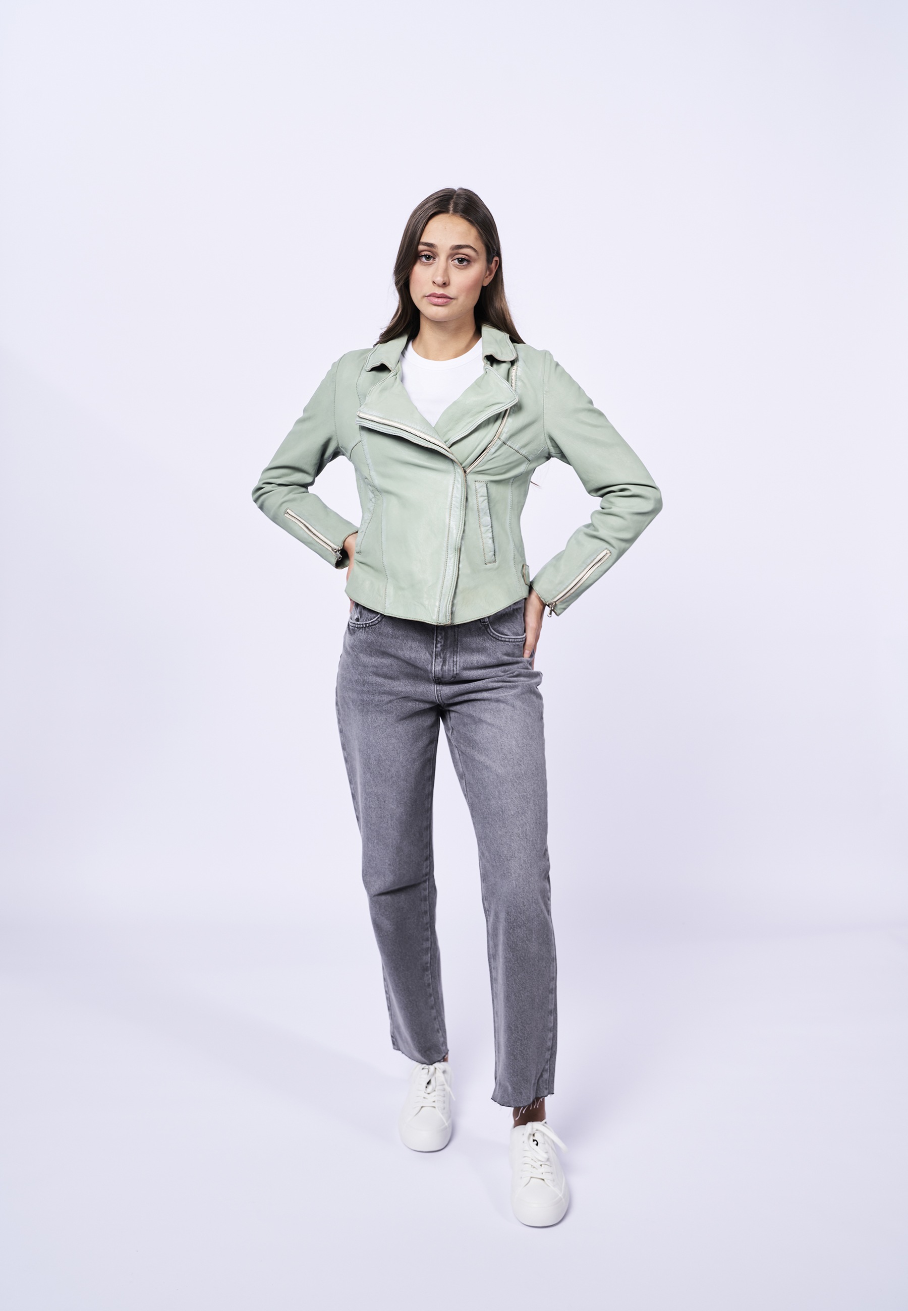 Freaky Nation Lederjacke "Just Now-FN" günstig online kaufen