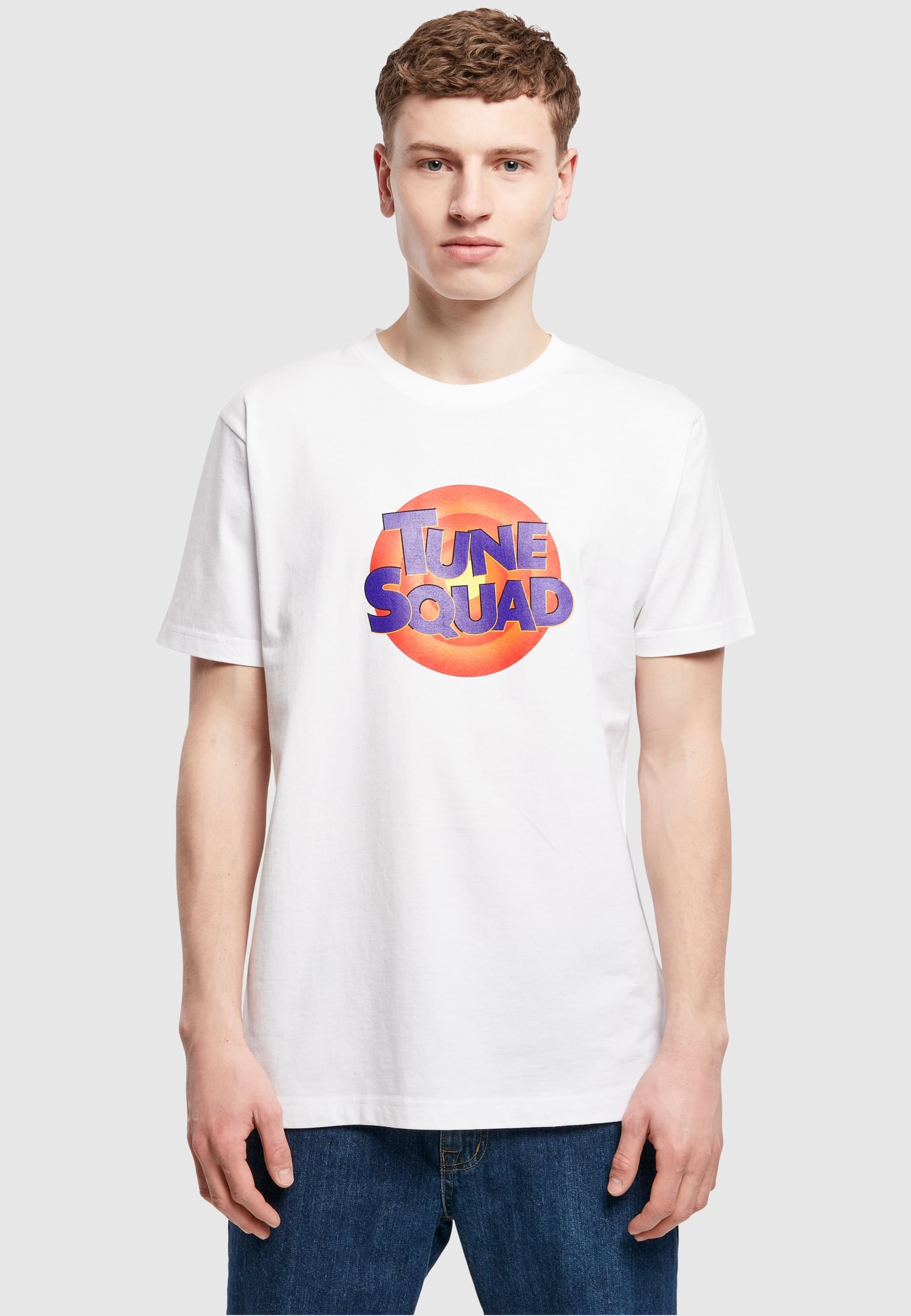 MisterTee Kurzarmshirt »MisterTee Herren Space Jam Tune Squad Logo Tee«, (1 tlg.)