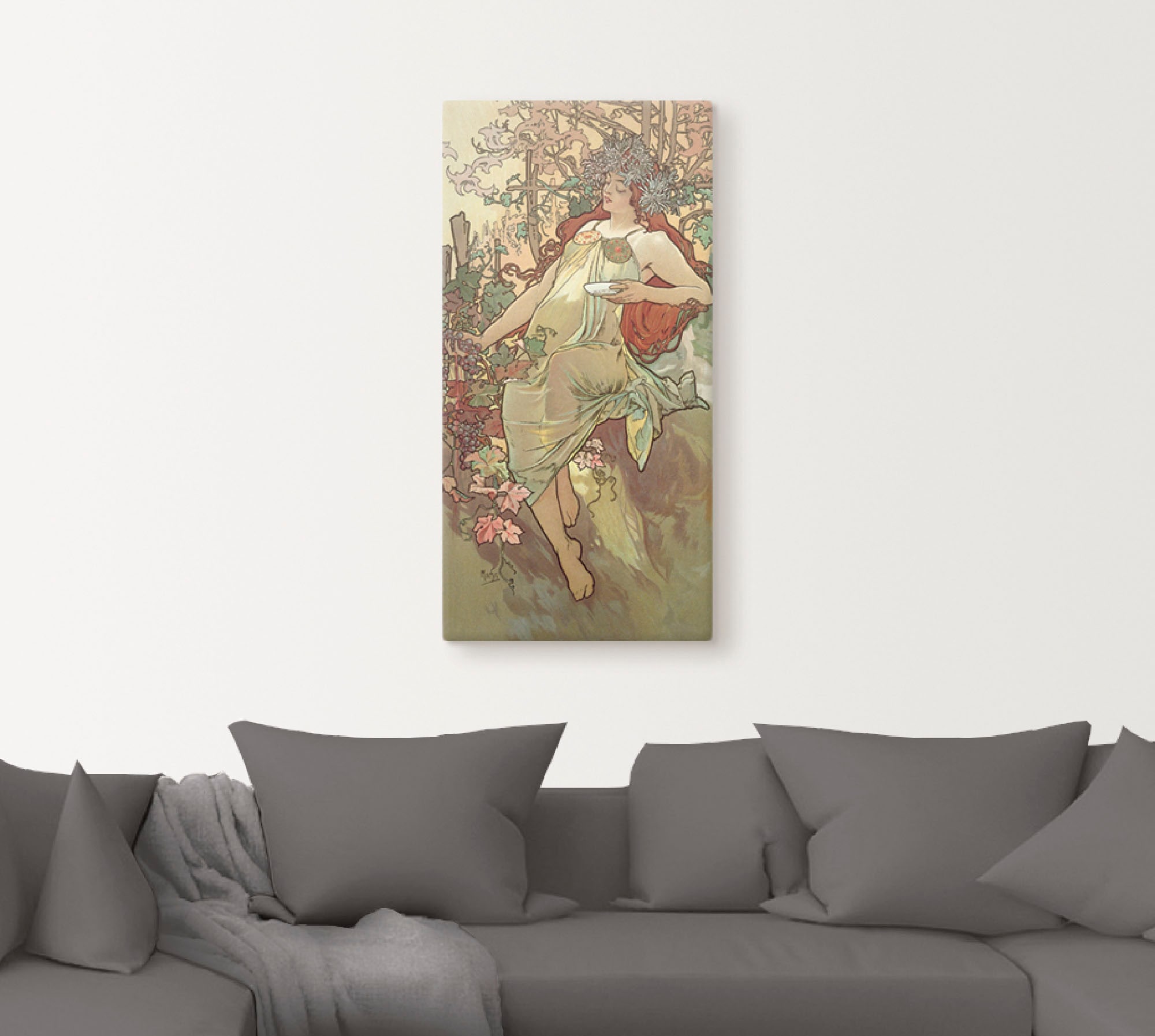 Artland Leinwandbild »Automne (Herbst), 1896«, Frau, (1 St.), auf Keilrahmen gespannt