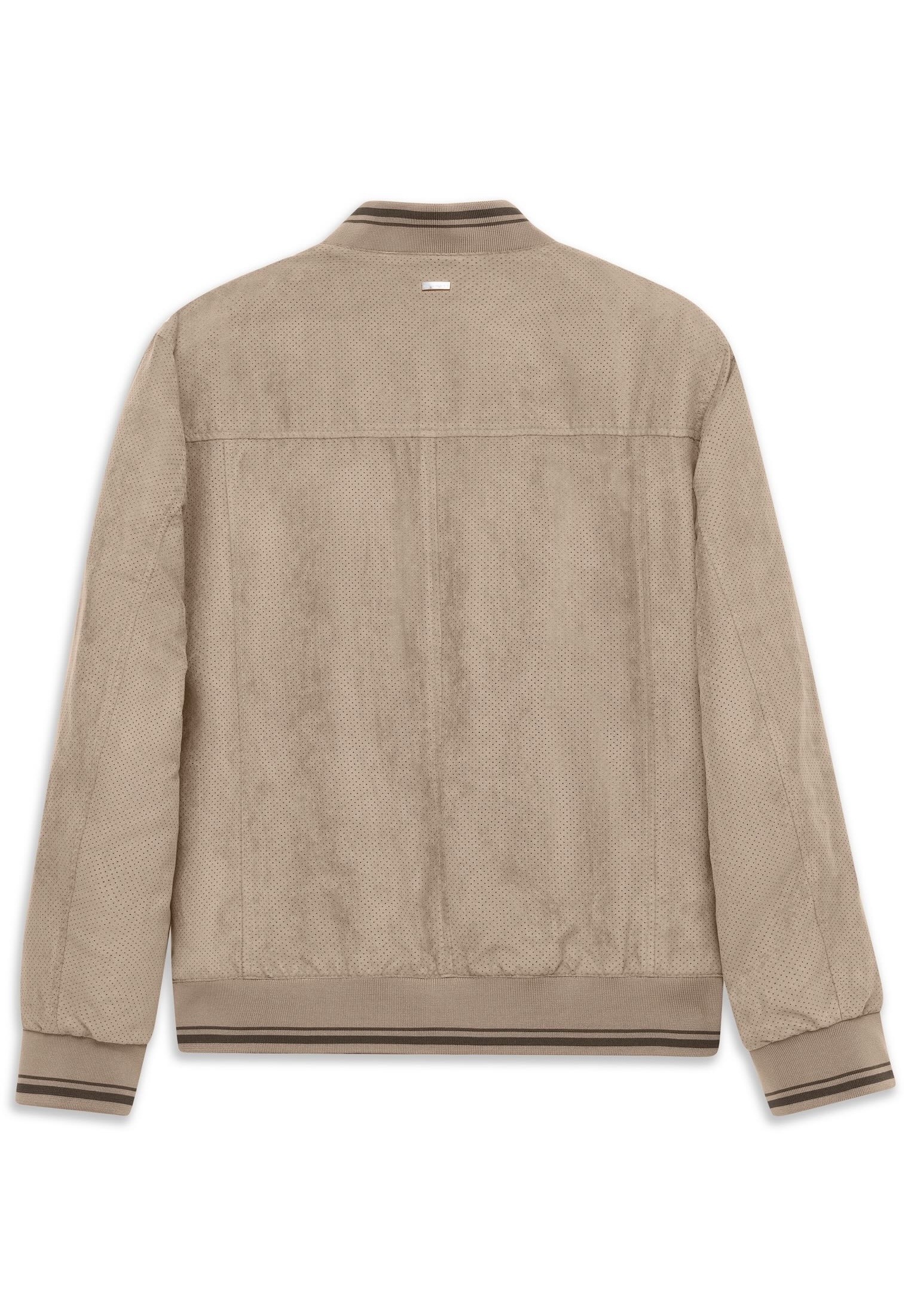 bugatti Collegejacke "Premium Suede" Regular Fit wasserabweisend günstig online kaufen