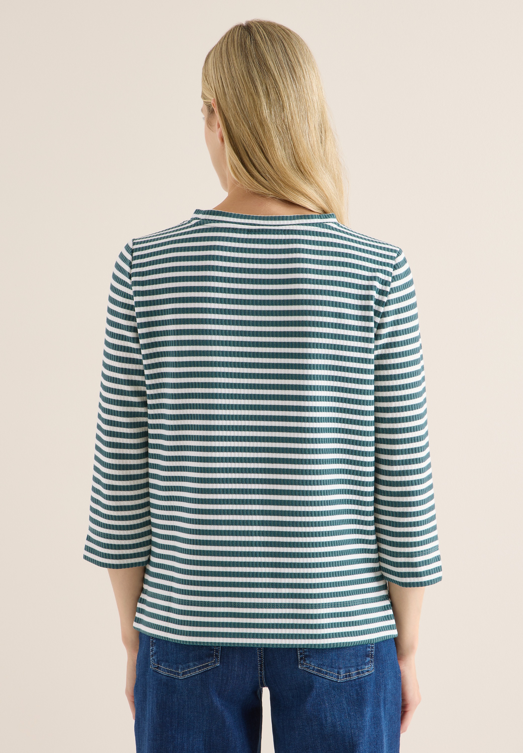Cecil 3/4-Arm-Shirt, mit 3/4 Ärmeln