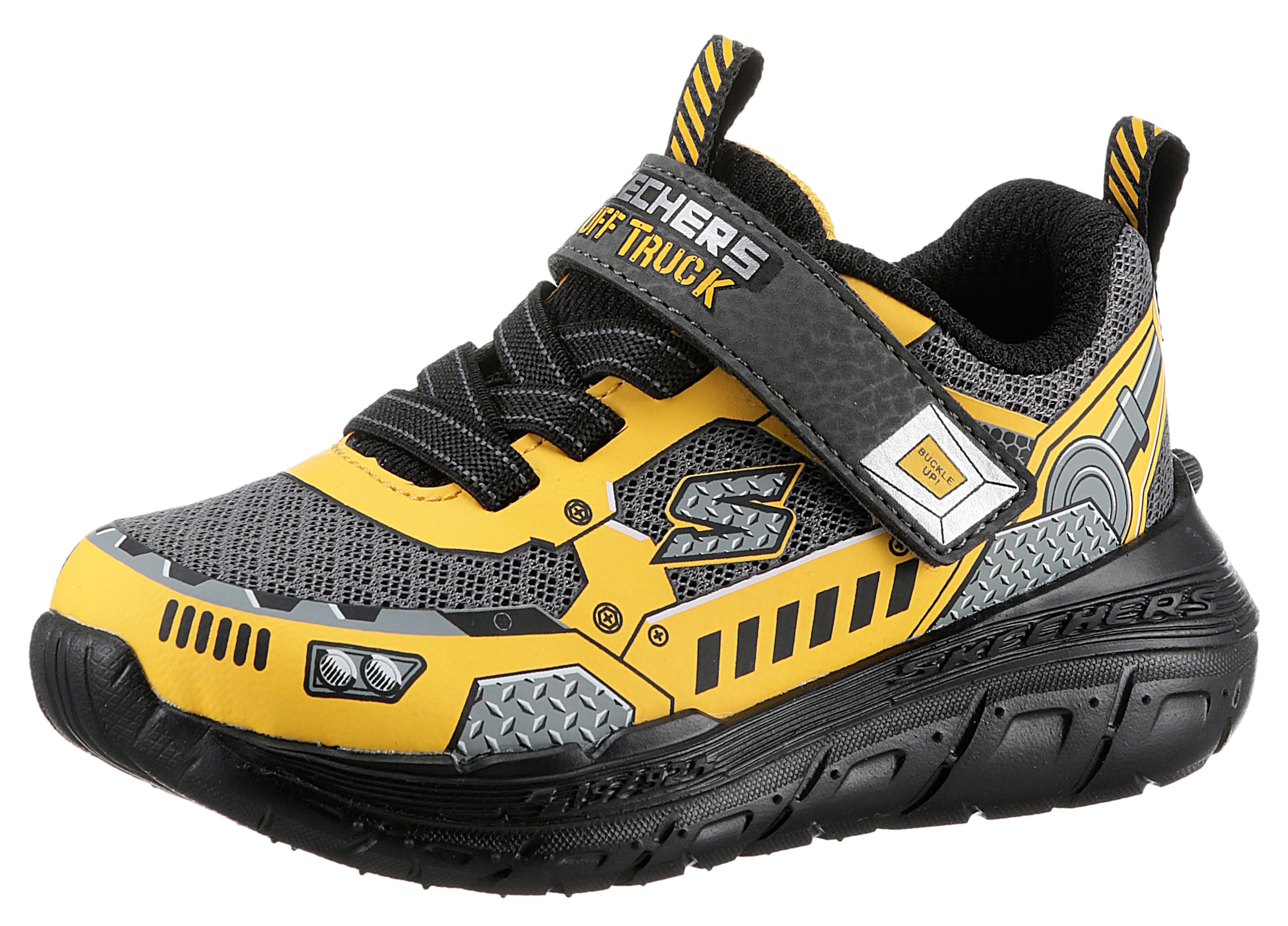 Skechers Kids Lauflernschuh »SKECH TRACKS«, Klettschuh, Sneaker, Kindergarten Schuh mit vielen coolen Prints