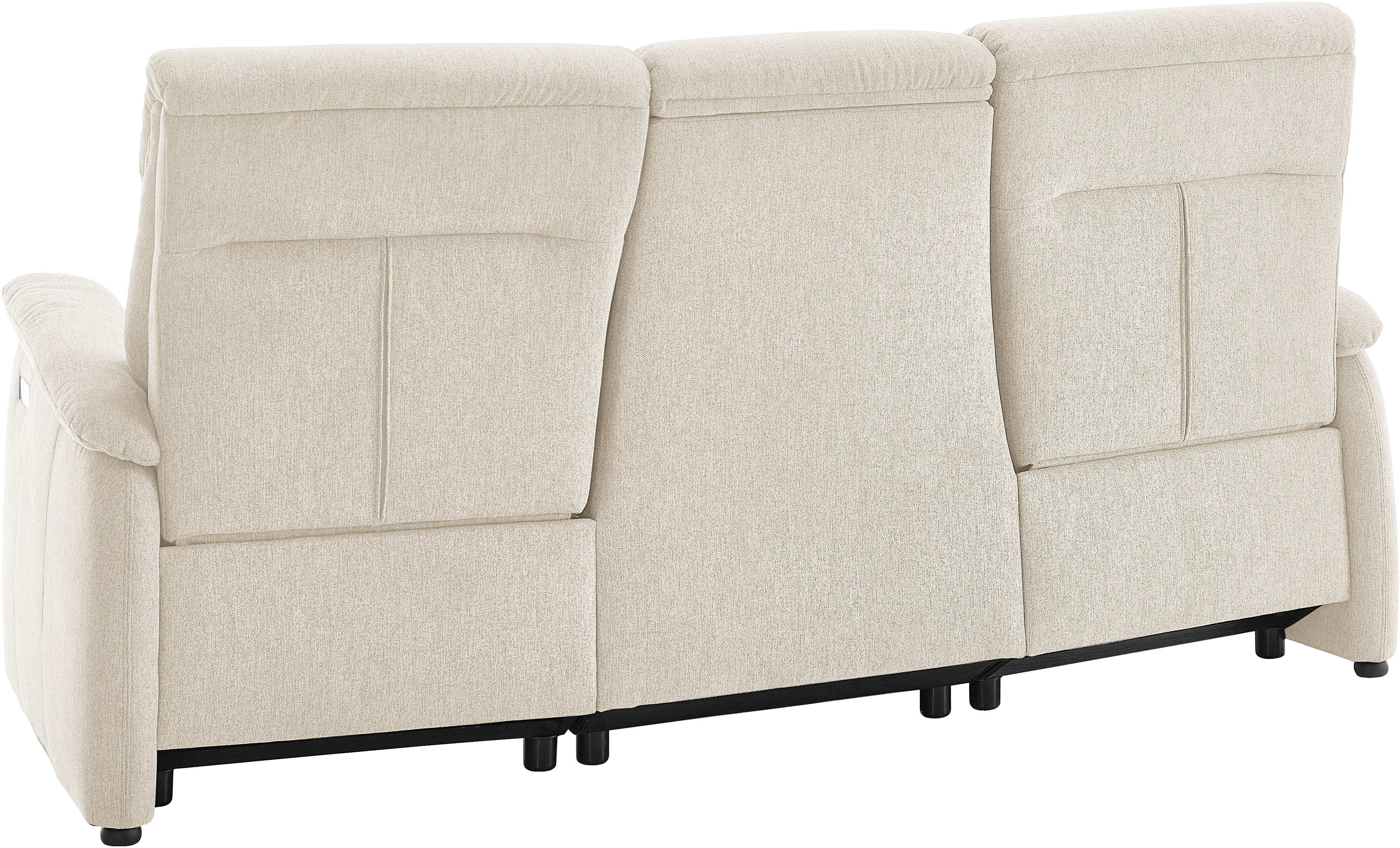 Thumbnail - Home affaire 3-Sitzer "Turin Sofa mit elektrischer Relaxfunktion, Breite 226 cm" inkl. Tisch, USB & Steckdose, Federkern...