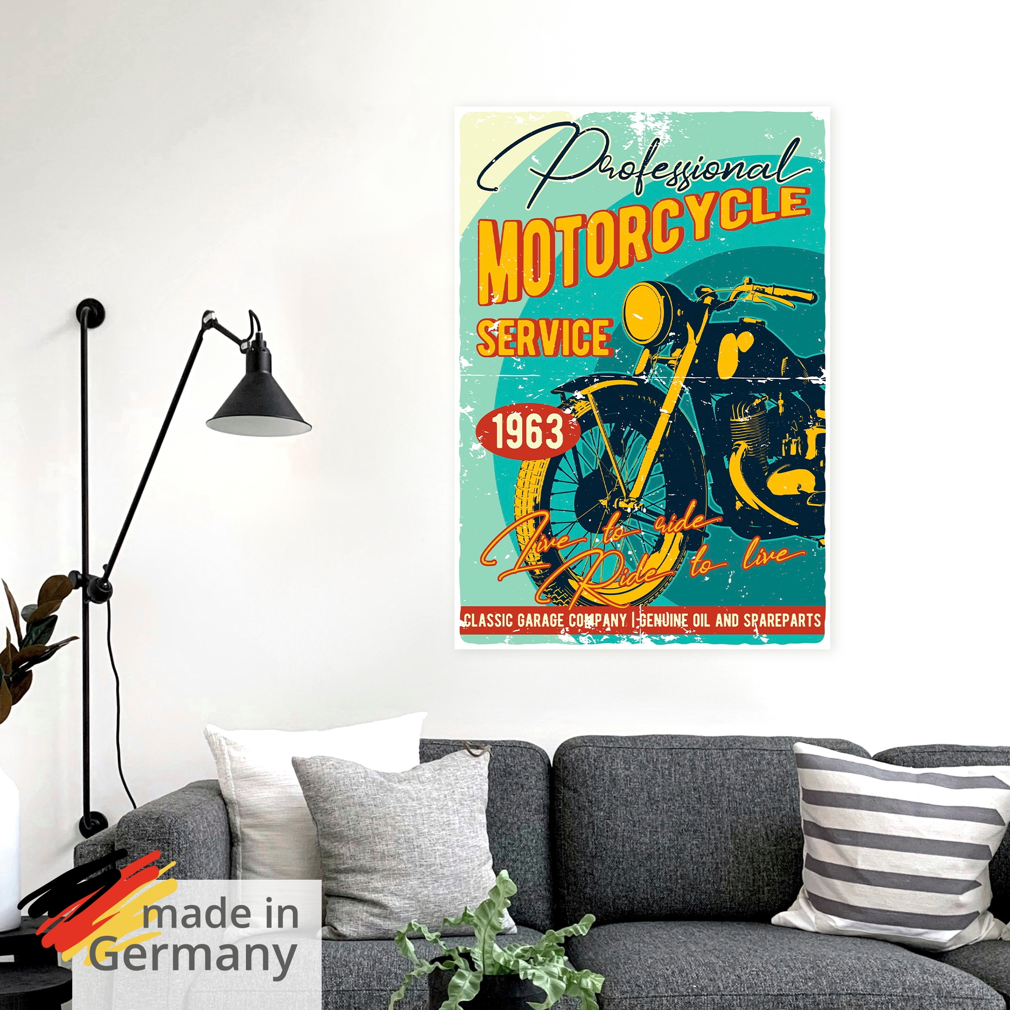 Artland Wandbild »Classic Motorcycles 2« 1 Stk. tlg. als Alubild, Leinwandbild, Poster, Wandaufkleber in verschied. Größen