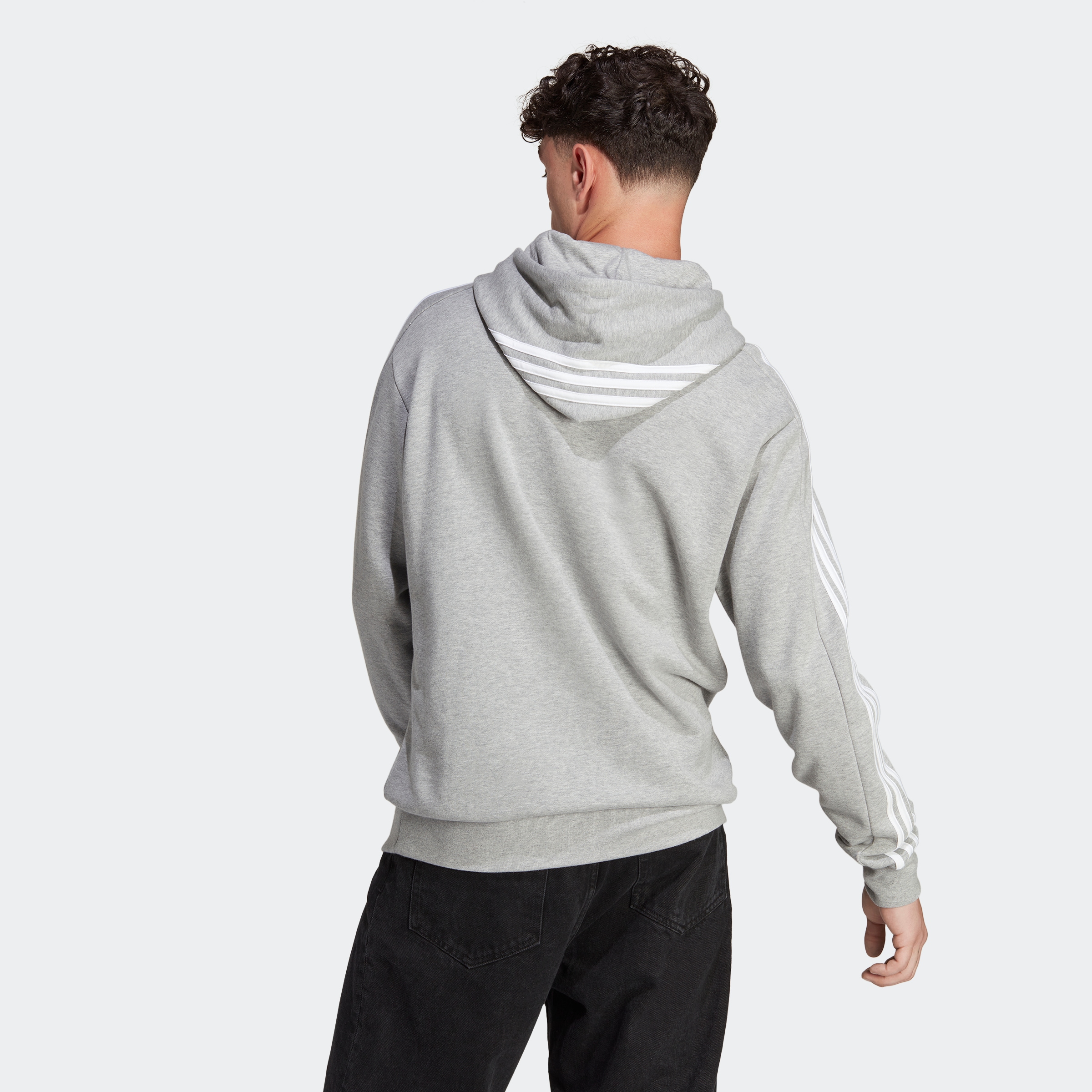 adidas Sportswear Kapuzensweatshirt »ESSENTIALS FRENCH TERRY 3STREIFEN HOODIE«