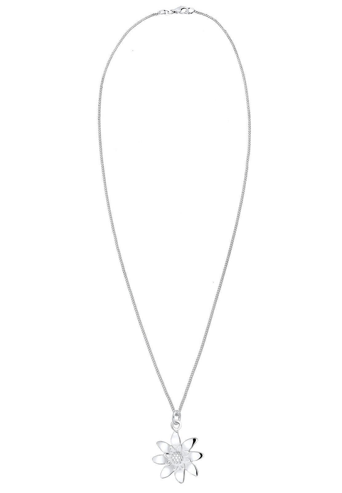 Elli Kette mit Anhänger »Edelweis Tracht Blume 925 Sterling Silber«