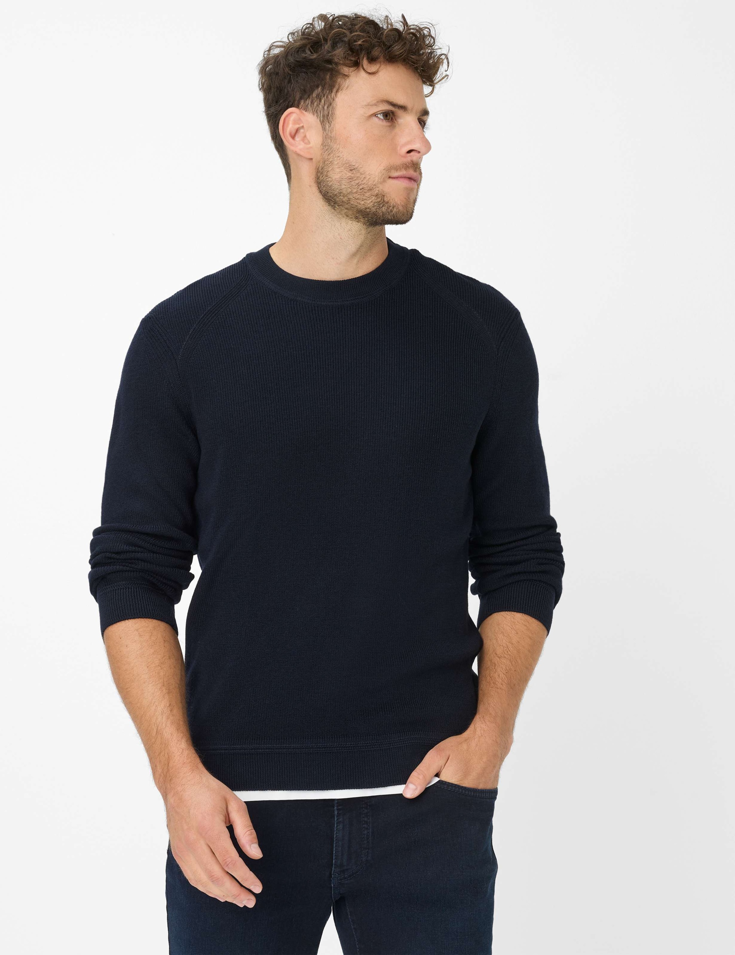 Brax Rundhalspullover "Style ROY" günstig online kaufen
