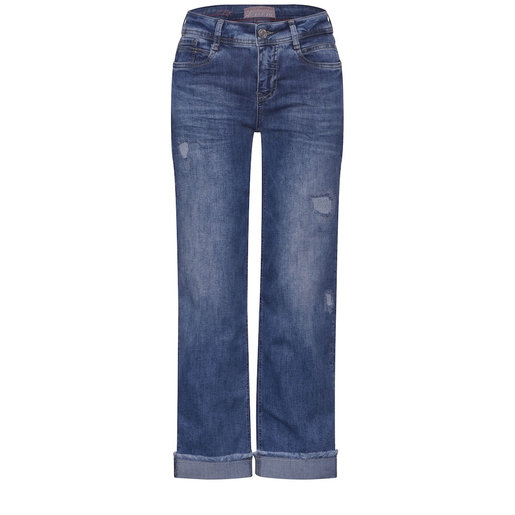 STREET ONE Loose-fit-Jeans, Middle Waist