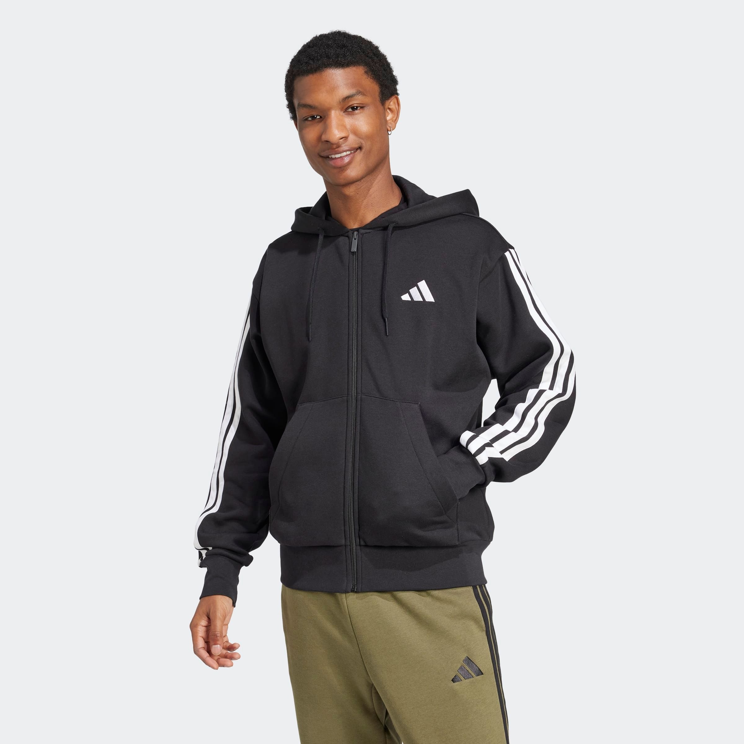 adidas Sportswear Kapuzensweatjacke "M 3S FL FZ HD" 1 tlg. günstig online kaufen