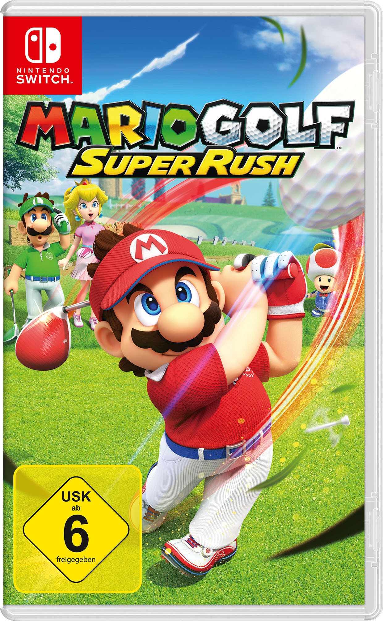 NINTENDO SWITCH Spielesoftware "Mario Golf: Super Rush", Nintendo Switch, bunt, Spielesoftware