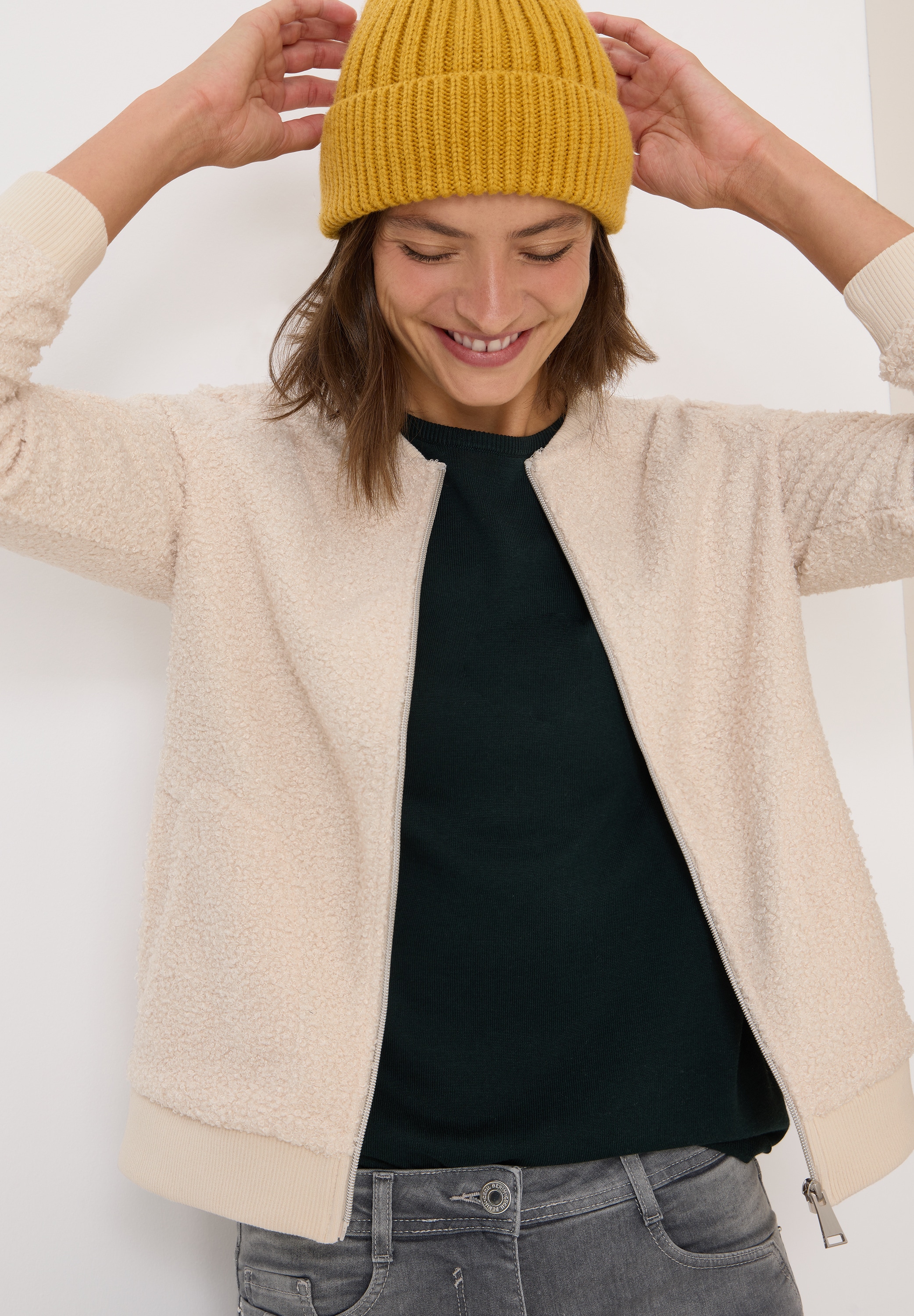 Cecil Cardigan mit Stehkragen