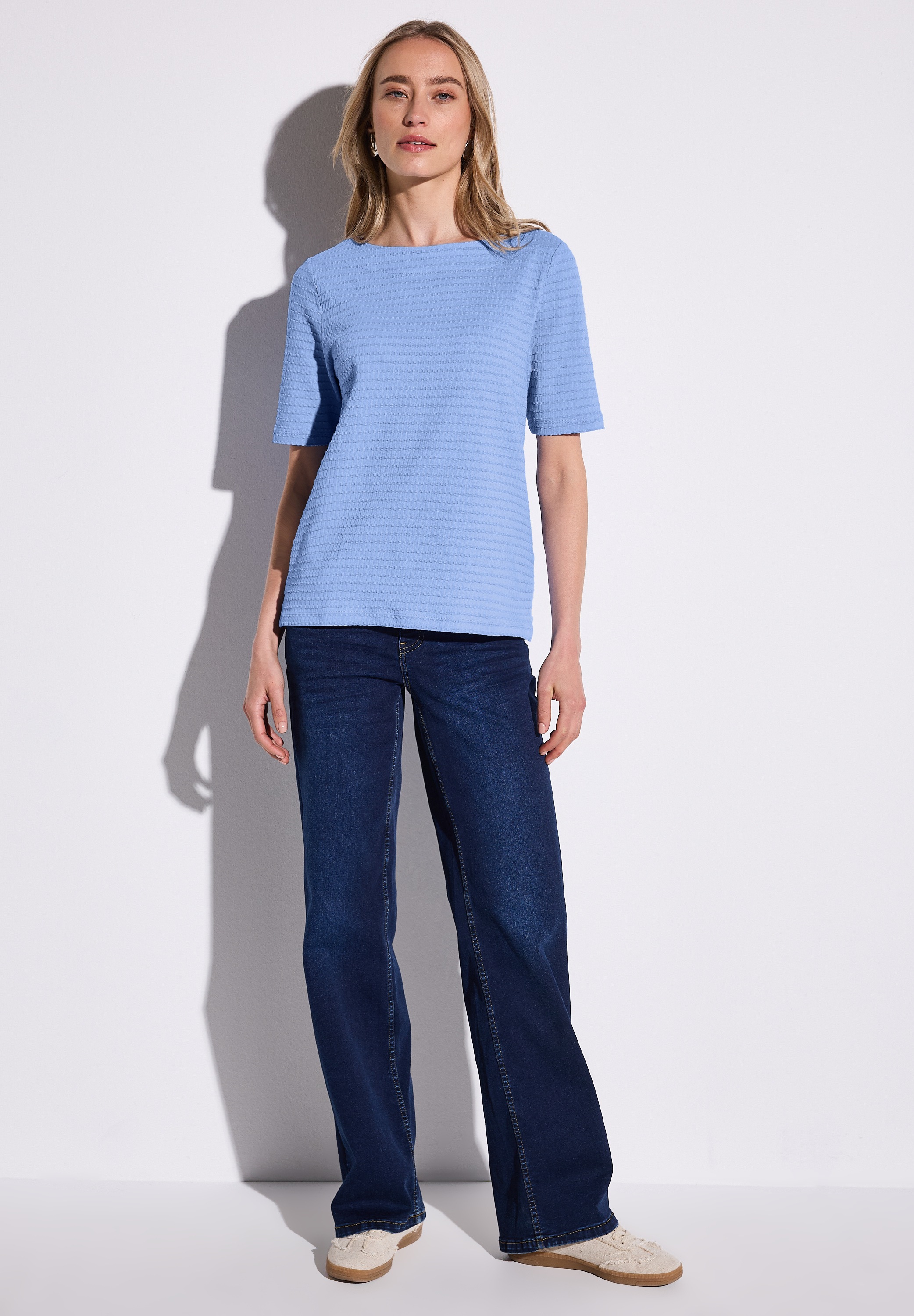 STREET ONE T-Shirt, im soften Baumwoll-Mix