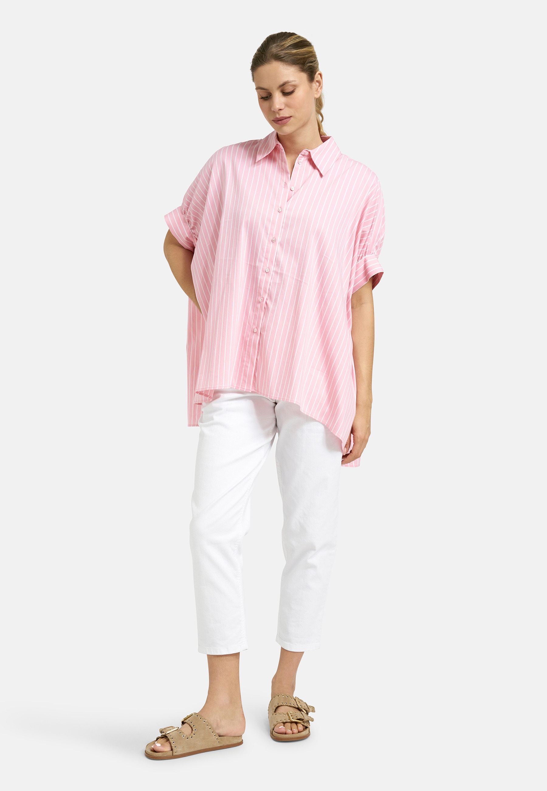 Smith & Soul Kurzarmbluse mit Baumwolle