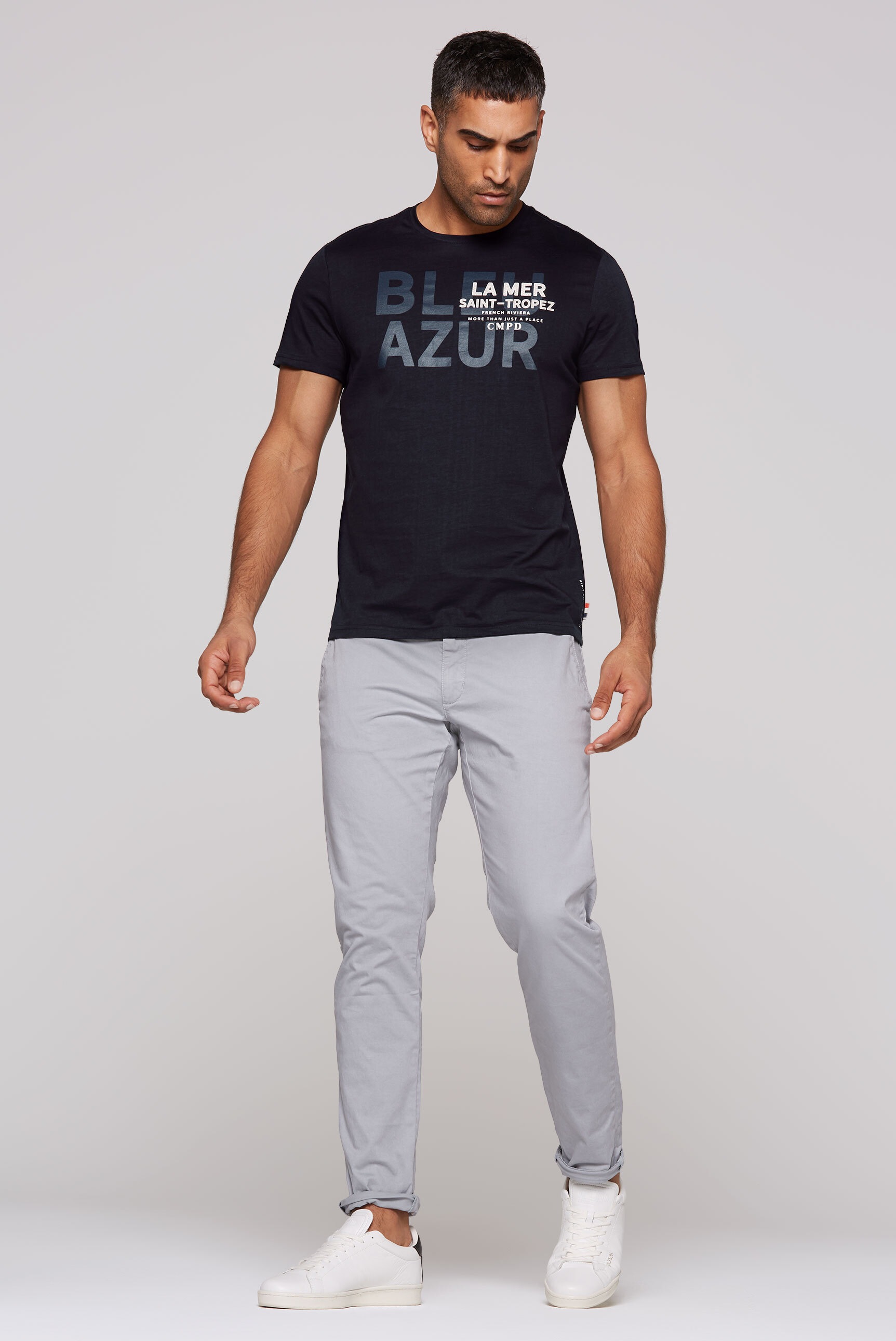 CMPD Rundhalsshirt, mit Necktape