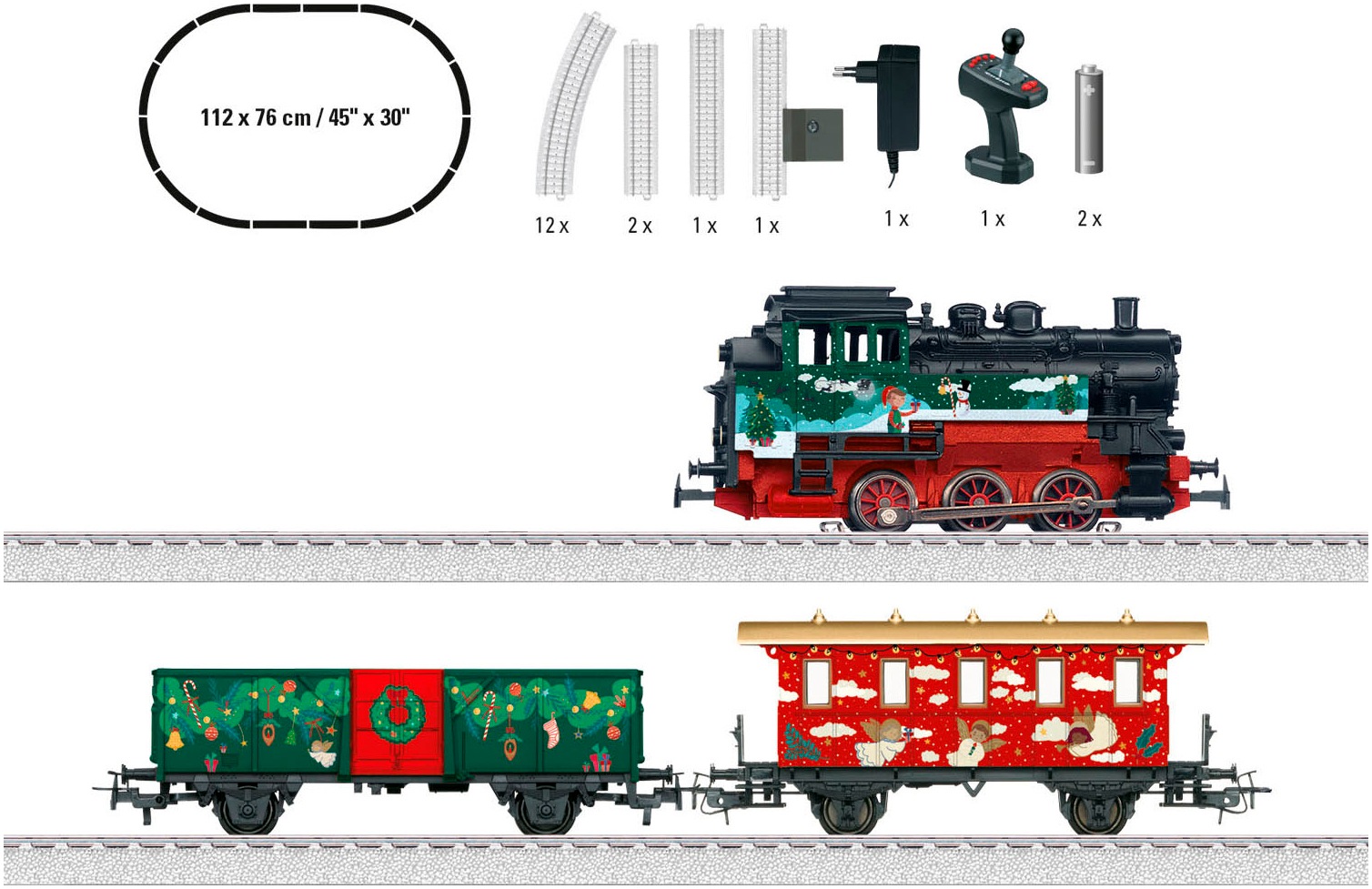 Märklin Modelleisenbahn-Set »Märklin Start up - Startpackung Weihnachten - 29124«, (Set), Made in Europe