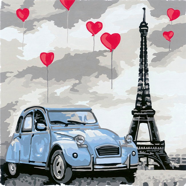Ravensburger Malen nach Zahlen »CreArt, Lovely Paris«, Made in Europe