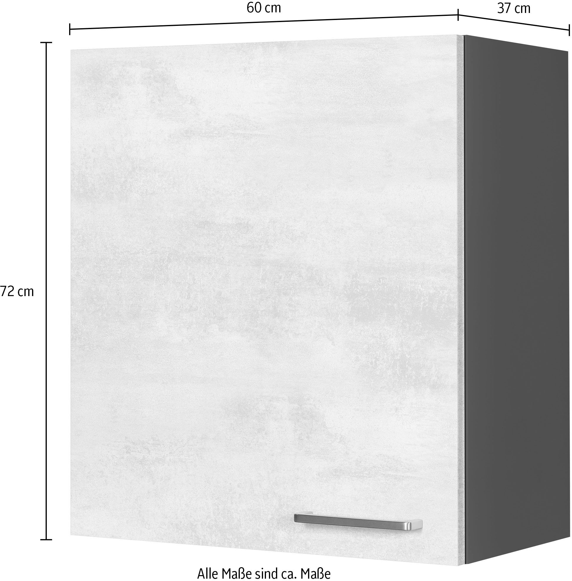 nobilia® Hängeschrank »"Riva", Ausrichtung wählbar, vormontiert,«, in drei Breiten: 30, 40 und 60 cm, mit Soft-Close-Funktion