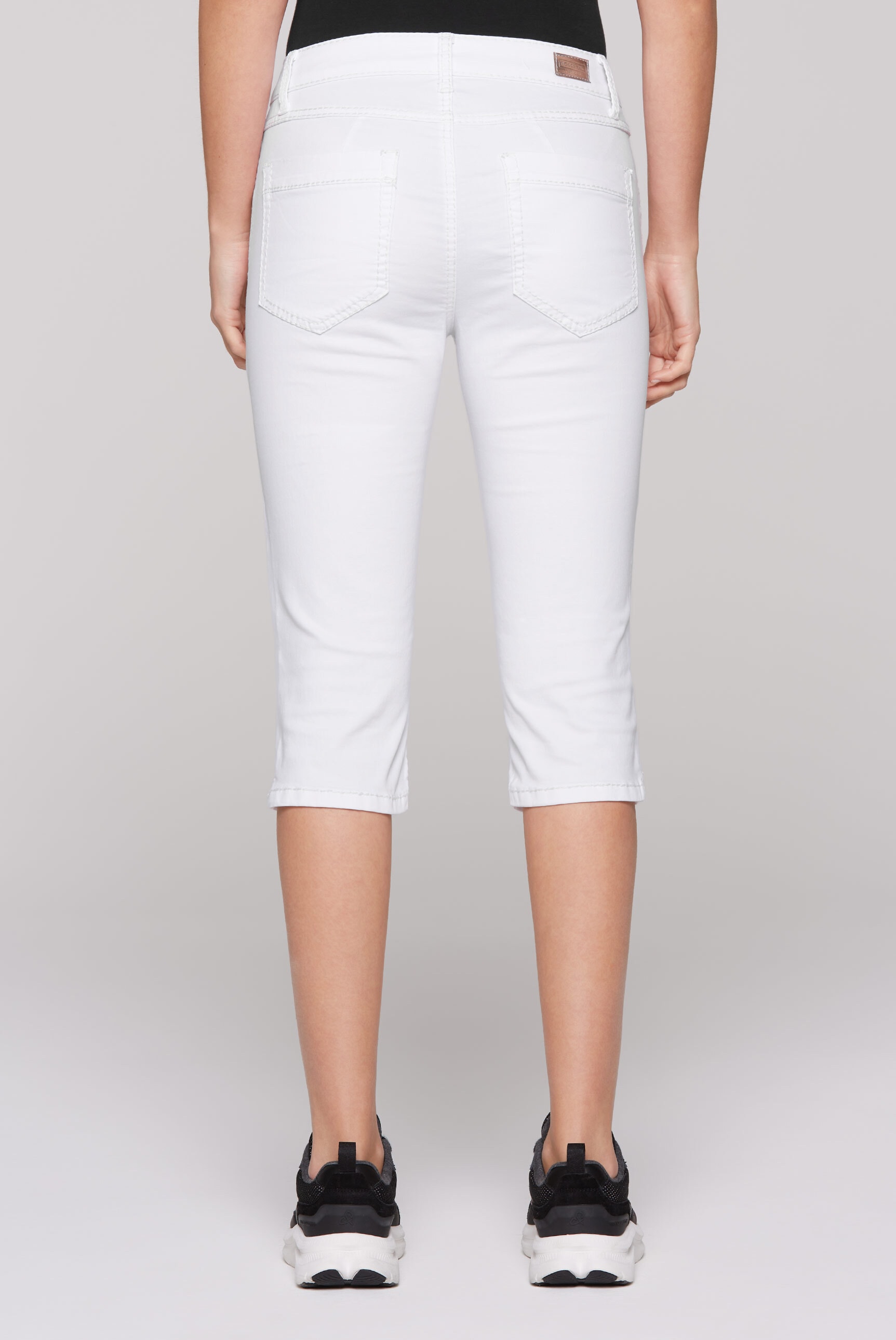 SOCCX Jeansshorts, mit Ziernähten