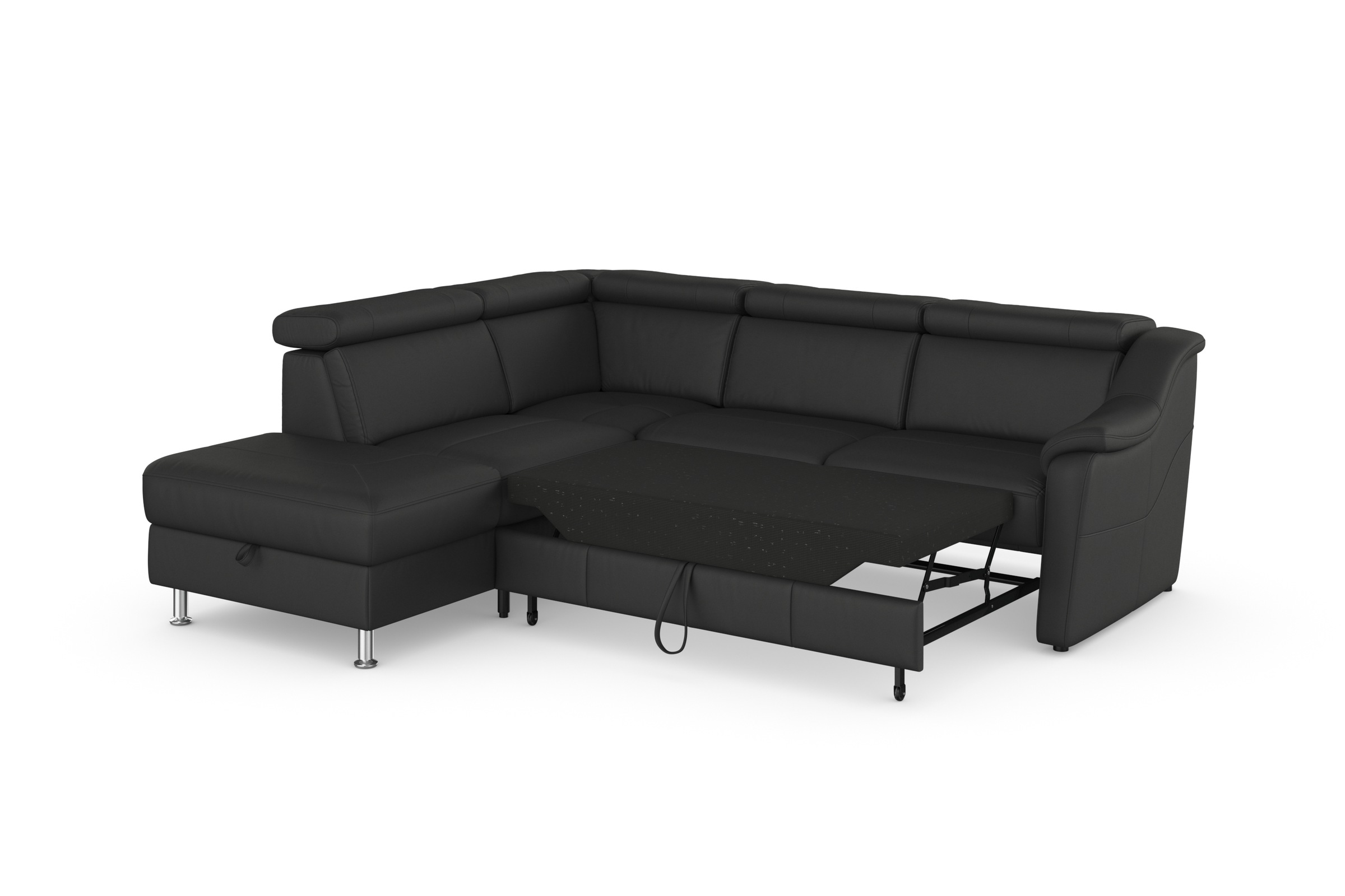 sit&more Ecksofa »Freetown L-Form«, inklusive Kopfteilverstellung und komfortablem Federkern