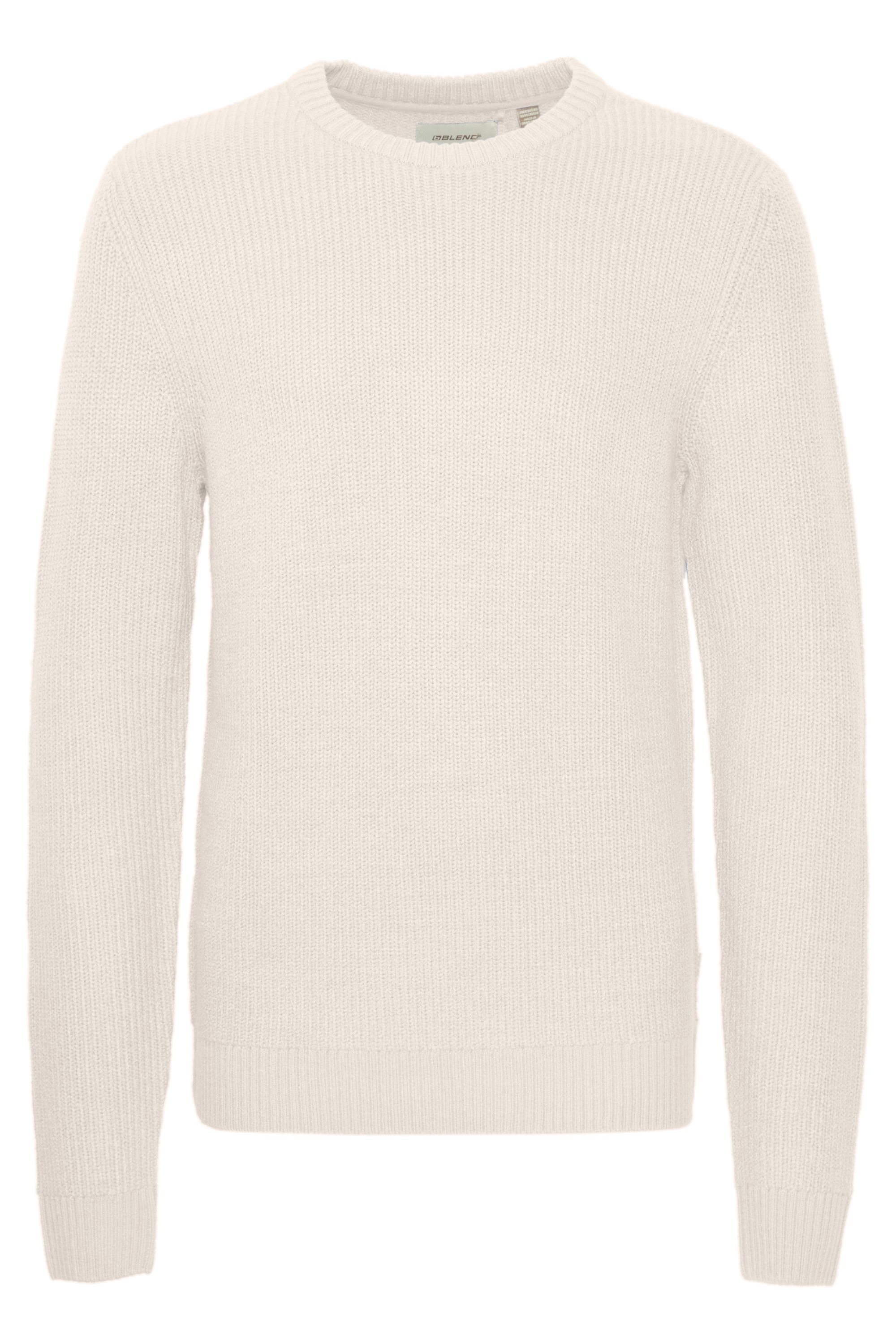 Blend Strickpullover »BHPullover« Klassischer Grobstrickpullover mit Rundhalsausschnitt