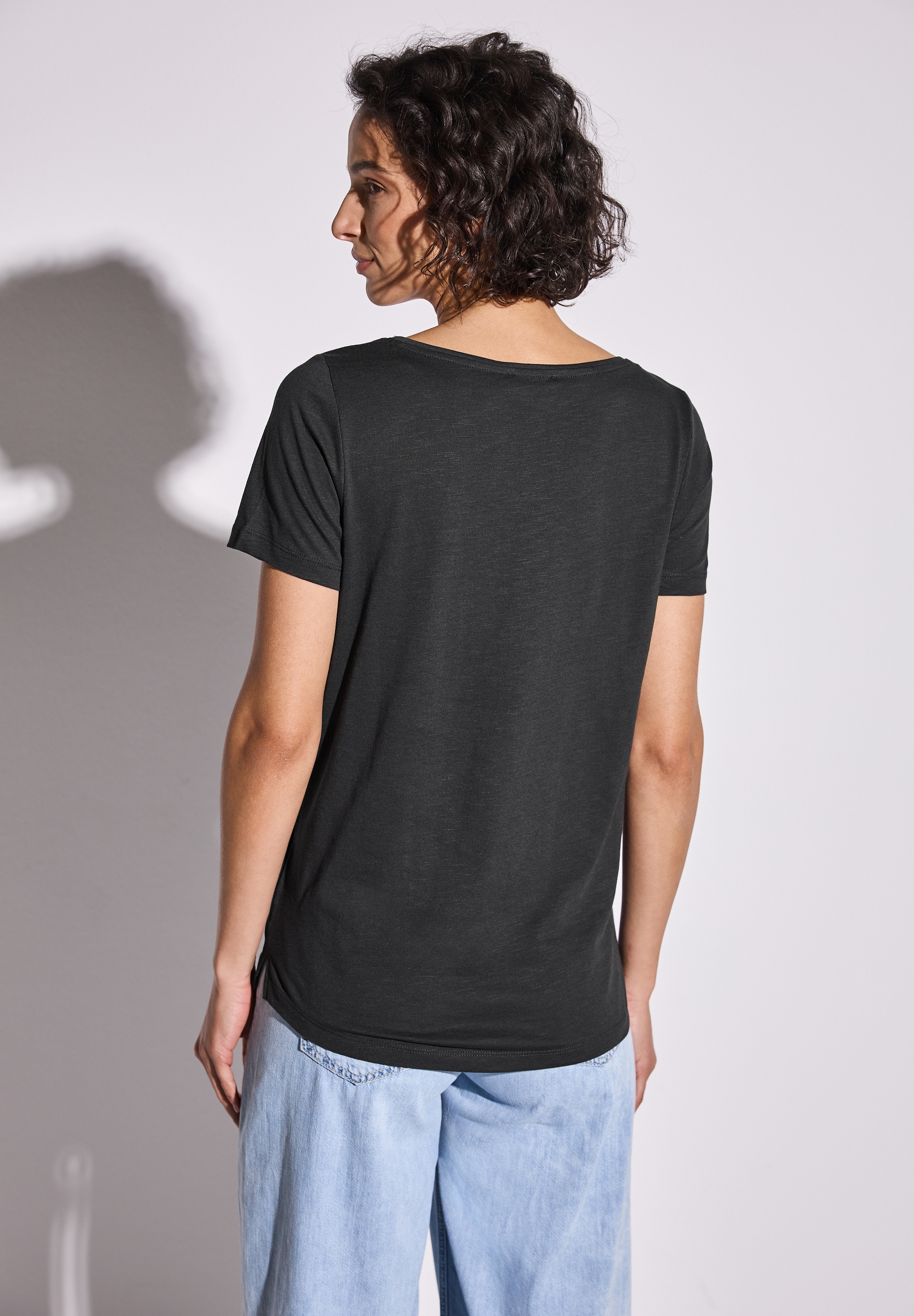 STREET ONE V-Shirt, mit V-Ausschnitt günstig online kaufen