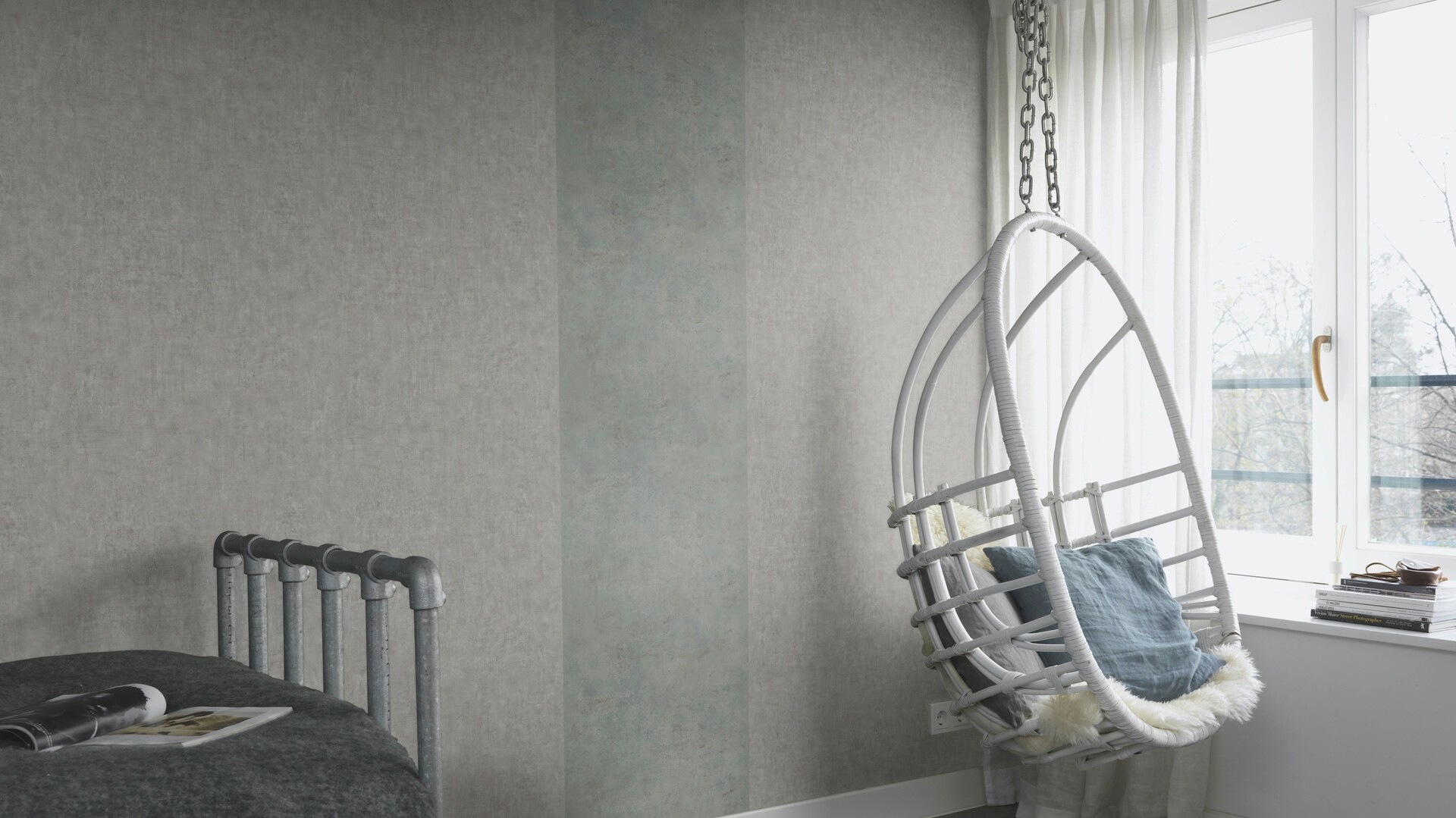 Rasch Vinyltapete »Factory III« gemustert geprägt