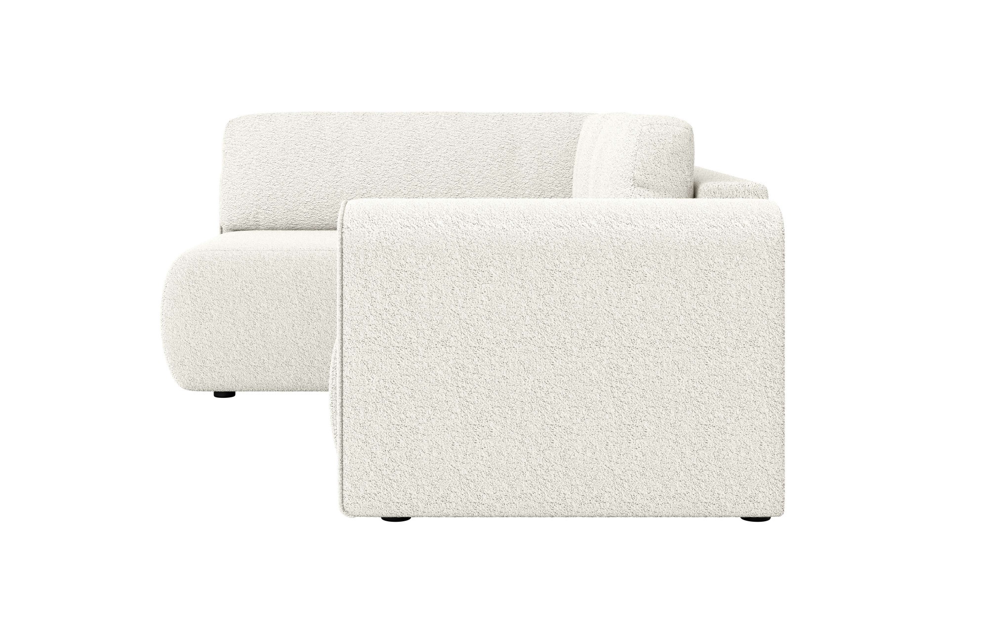 INOSIGN Ecksofa »Zacharia wahlweise Schlafsofa mit Bettkasten, B/T/H 250/166/86 cm«, L-Form mit Wellenunterfederung, Ottomane rechts oder links bestellbar