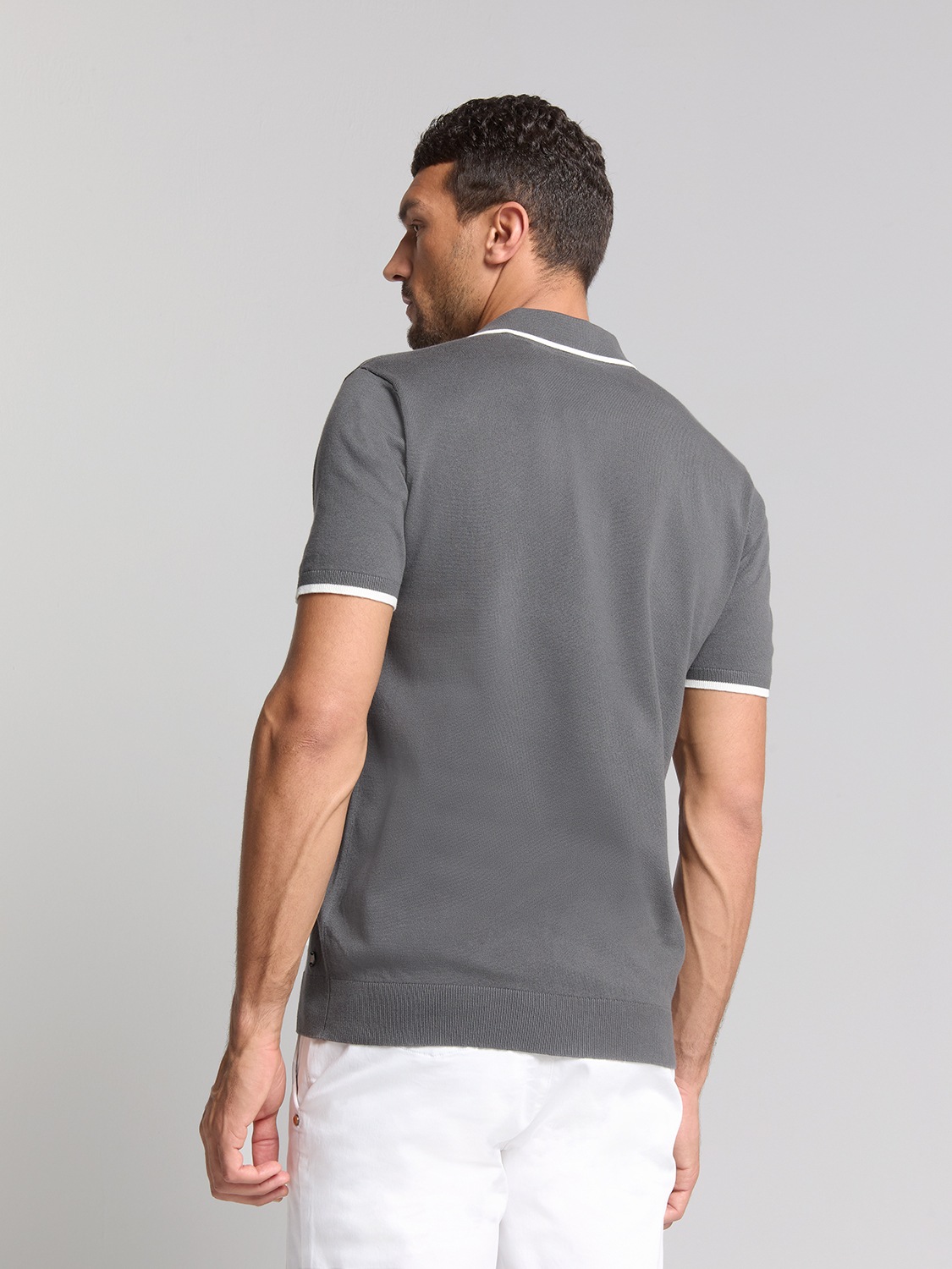 NO EXCESS T-Shirt "No Excess Kurzarm Poloshirt" günstig online kaufen