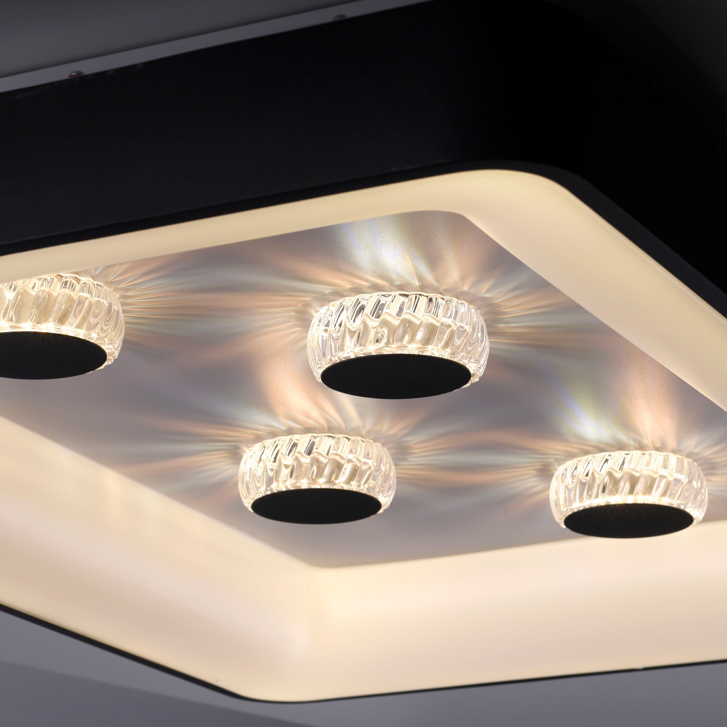 JUST LIGHT Deckenleuchte »VERTIGO«, 1 flammig, Leuchtmittel LED-Board | LED fest integriert