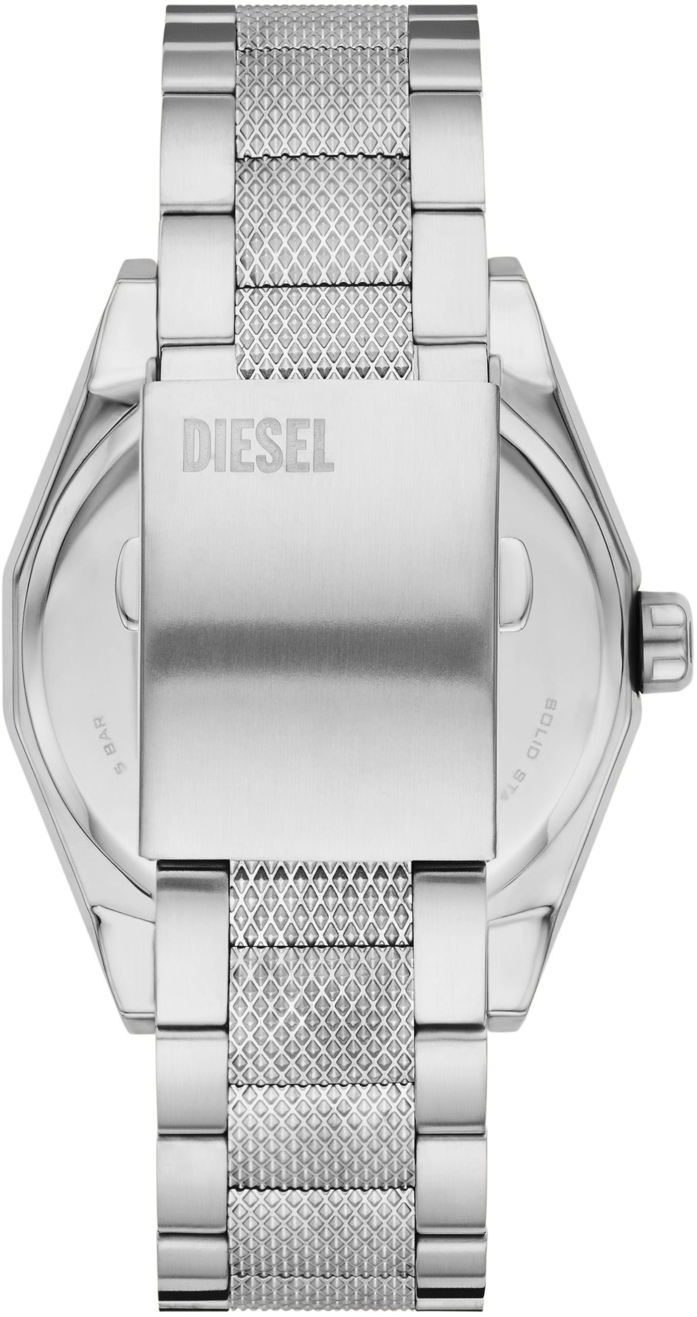 Diesel Quarzuhr »SCRAPER, DZ2172«, Armbanduhr, Herrenuhr, Edelstahlarmband