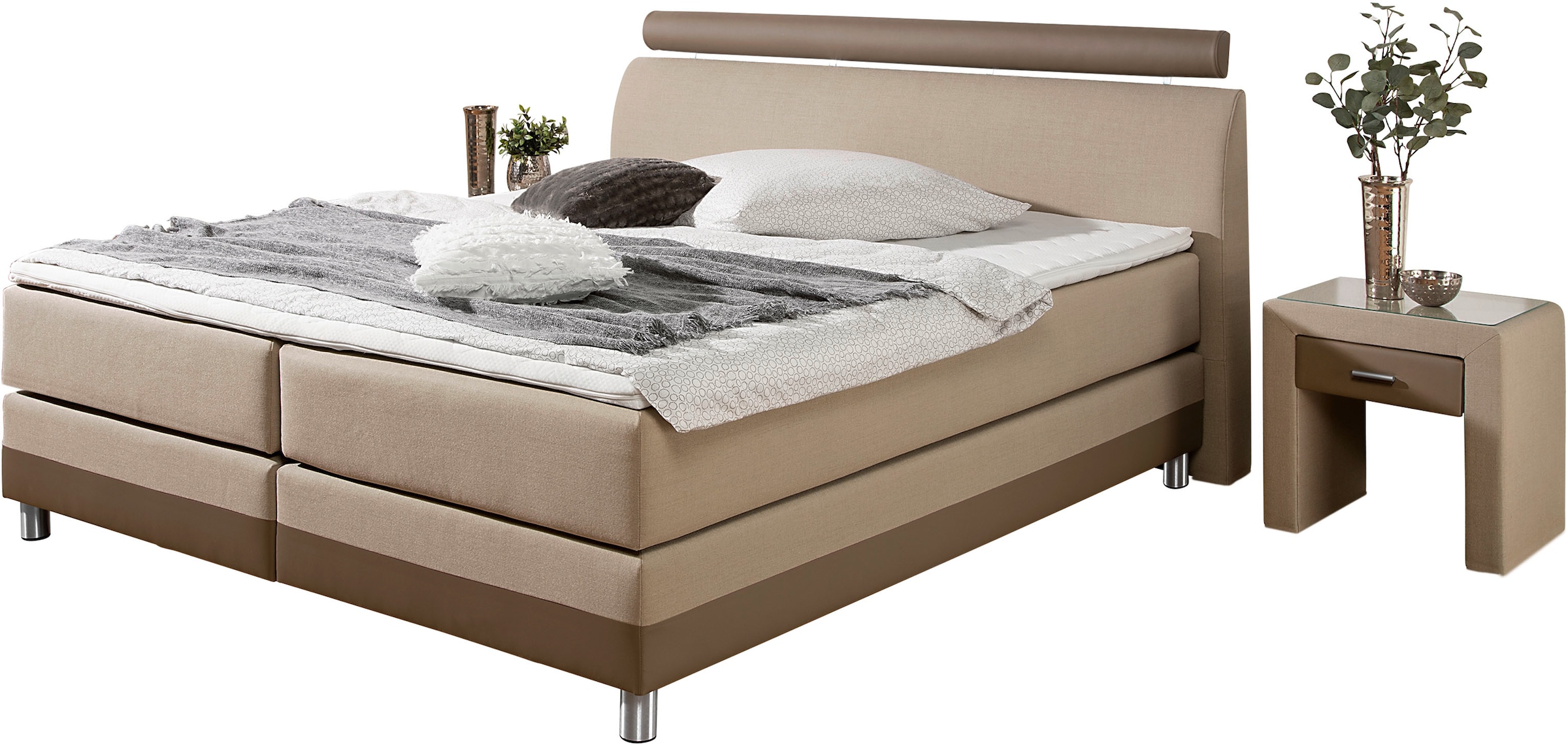 INOSIGN Boxspringbett "Rocklin" in H2, H3 oder H4 erhältlich günstig online kaufen