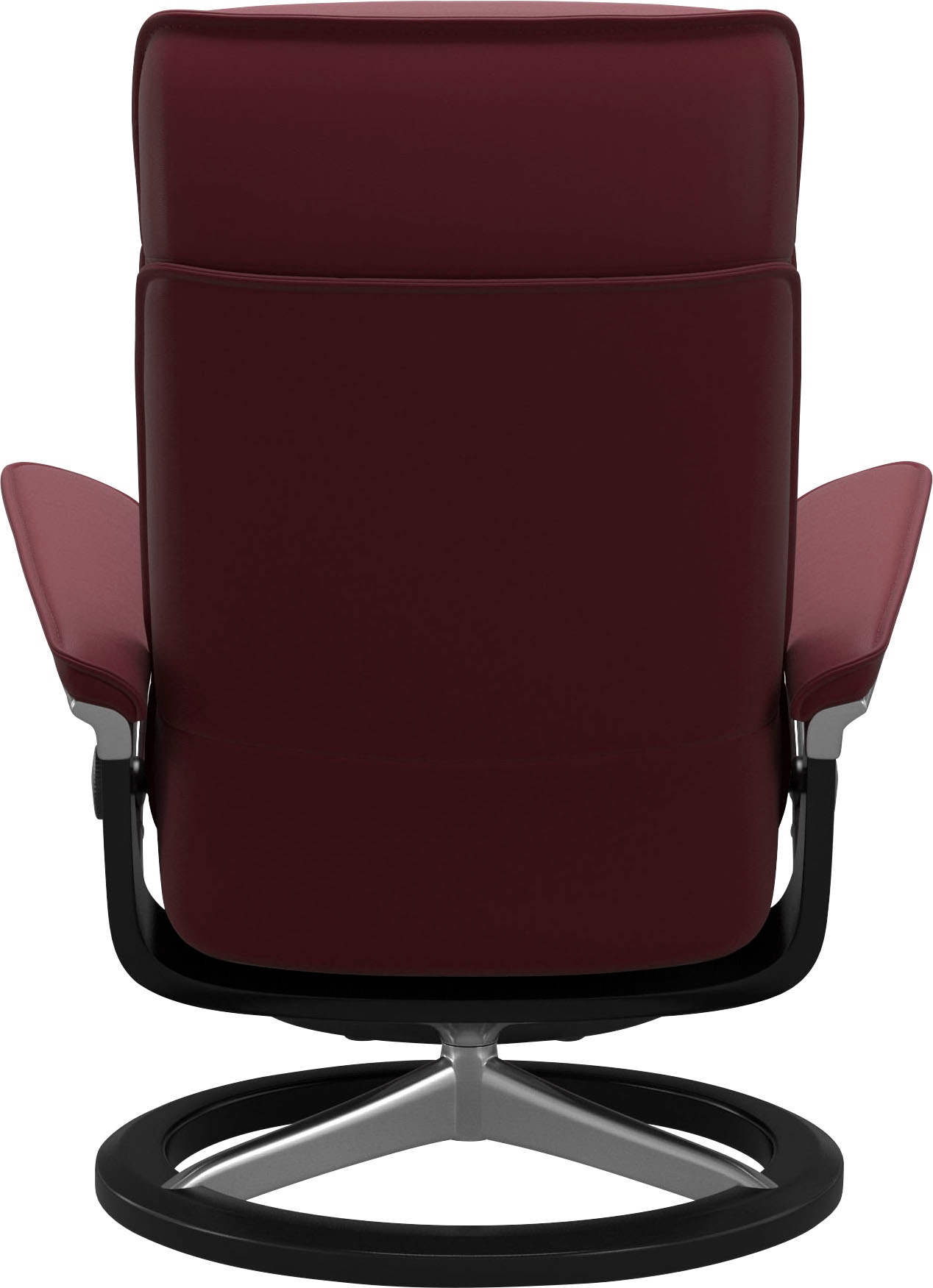 Stressless® Relaxsessel »Admiral«, (Set, Relaxsessel inkl. Hocker), mit Signature Base, Größe M & L, Gestell Schwarz