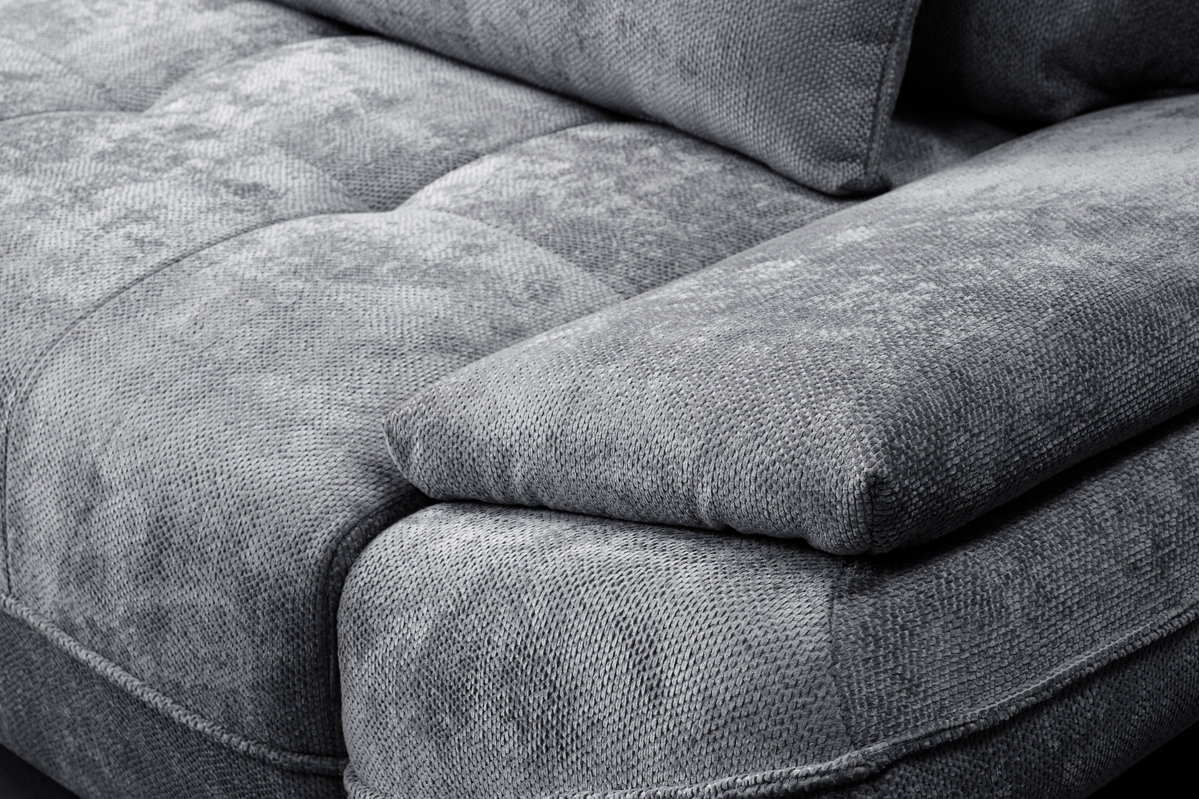 exxpo - sofa fashion Big-Sofa inkl. Bettfunktion und Bettkasten,toller Sitzkomfort, Steppung im Sitz