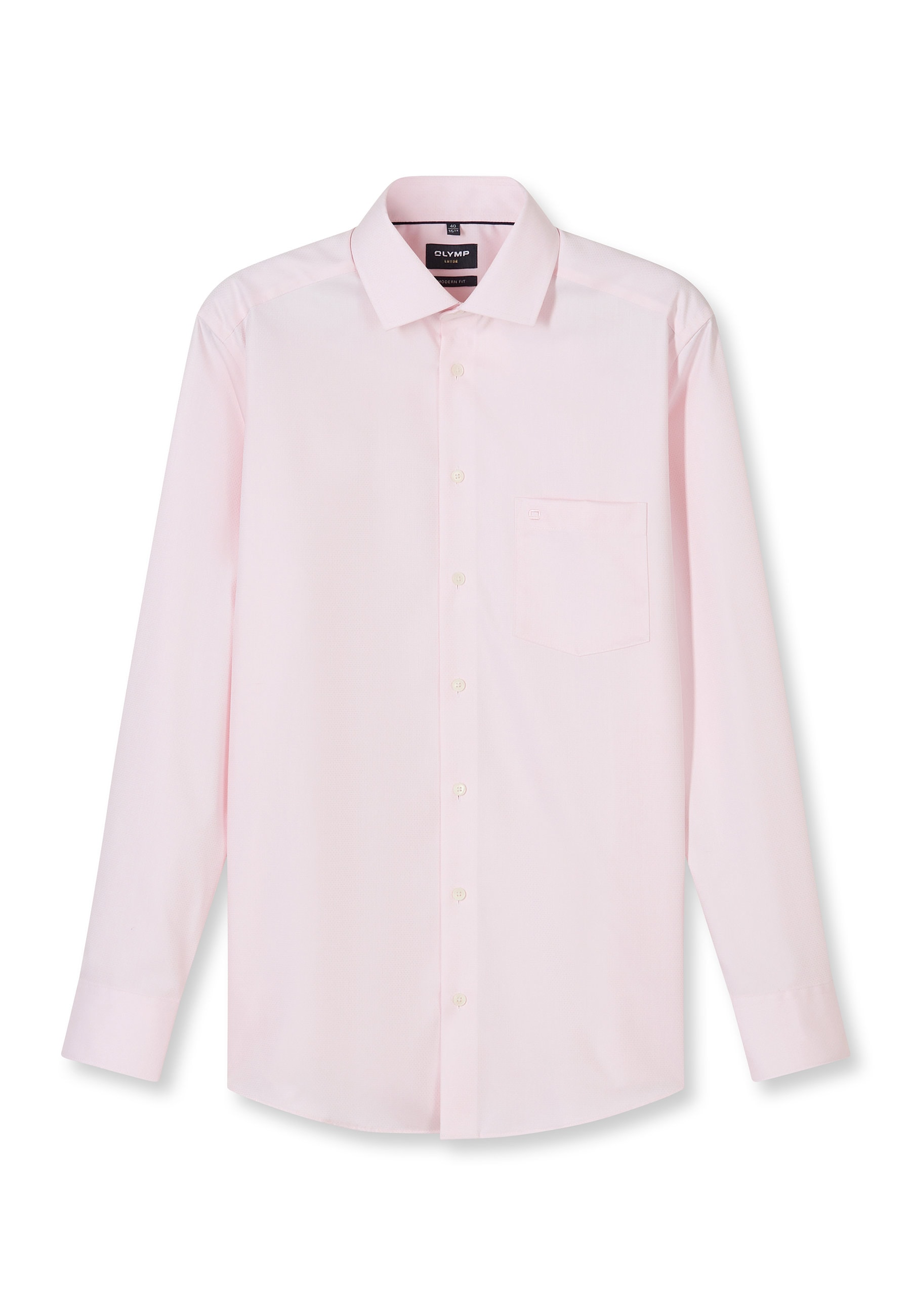 OLYMP Hemd Modern Fit  rosa   40 herren