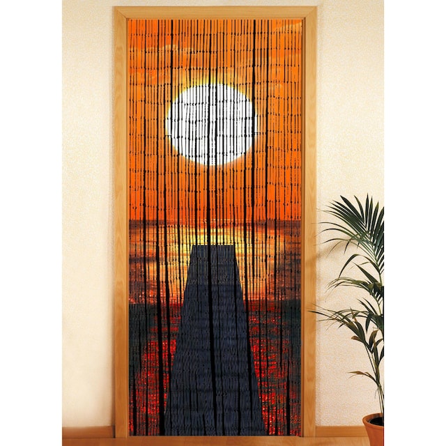 WENKO Türvorhang »Sonnenuntergang«, (1 St.), handgearbeitet kaufen | BAUR