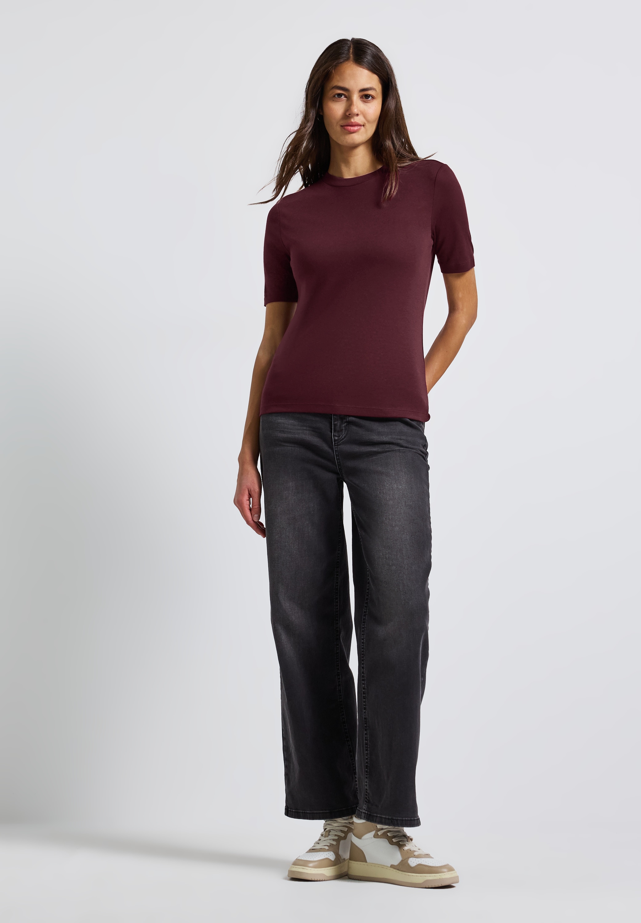 STREET ONE T-Shirt, im soften Baumwoll-Mix