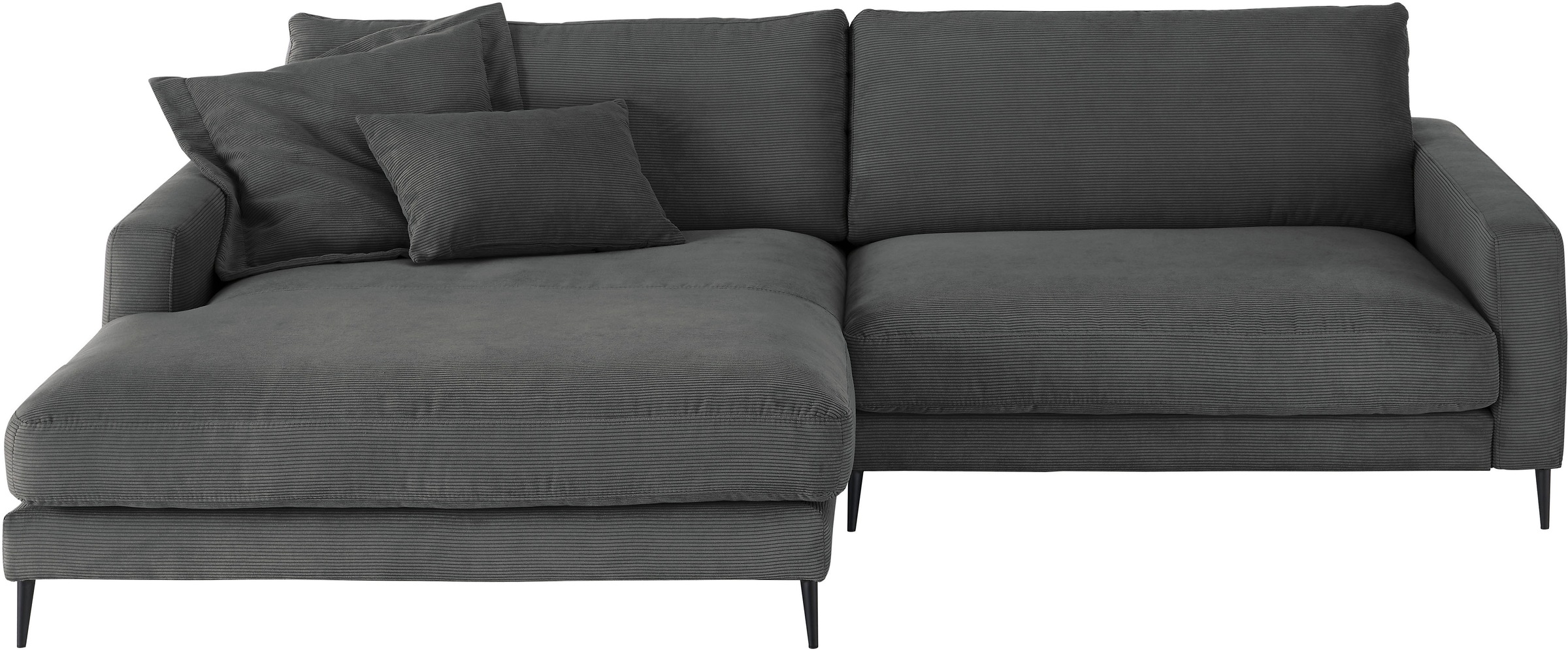 INOSIGN Ecksofa "Downtown, B/T/H: 272/190/84 cm L-Form" weicher Sitzkomfort günstig online kaufen