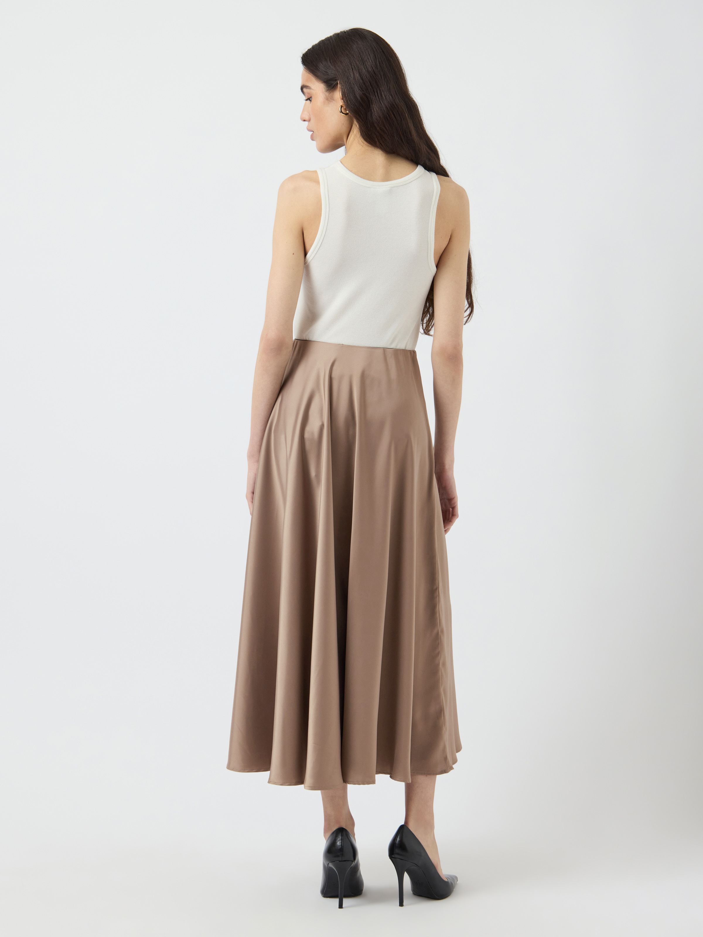 Y.A.S Maxirock »YASPELLA HW VOLUME ANKLE SKIRT S. NOOS«